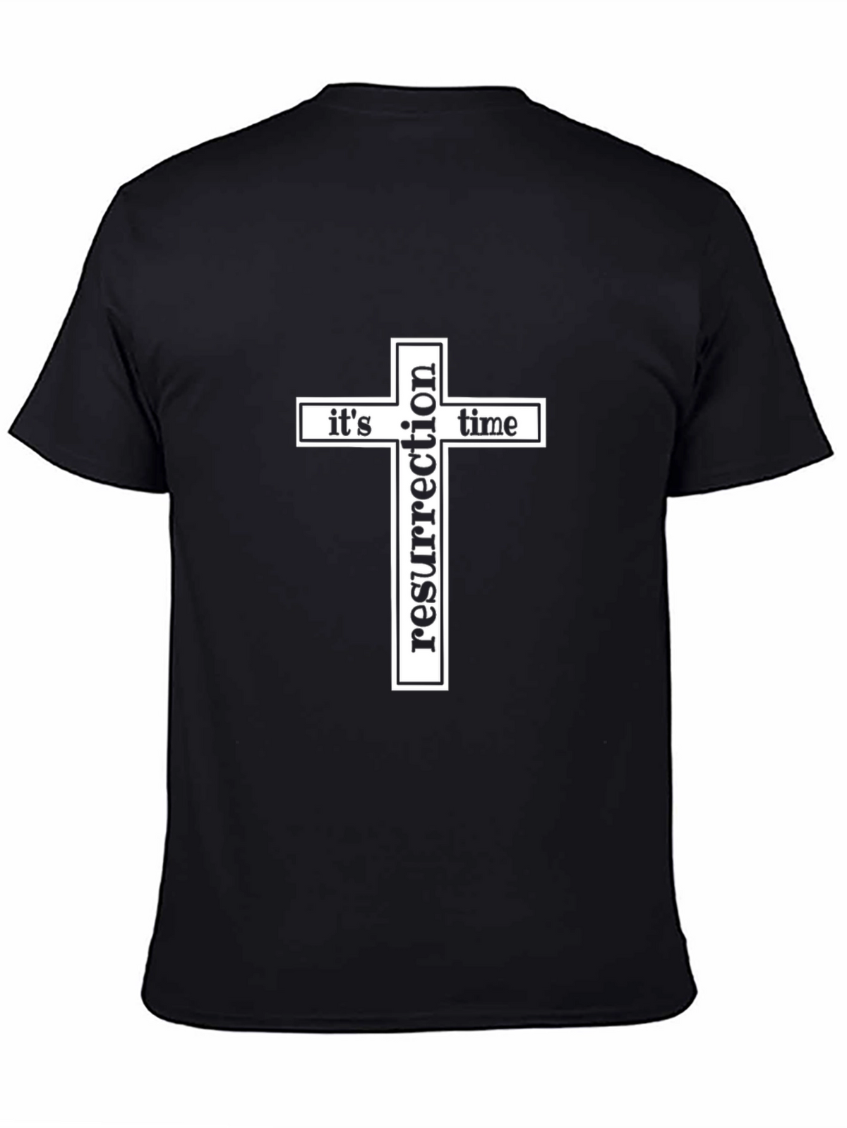 Resurrection Time Black Graphic T-Shirt