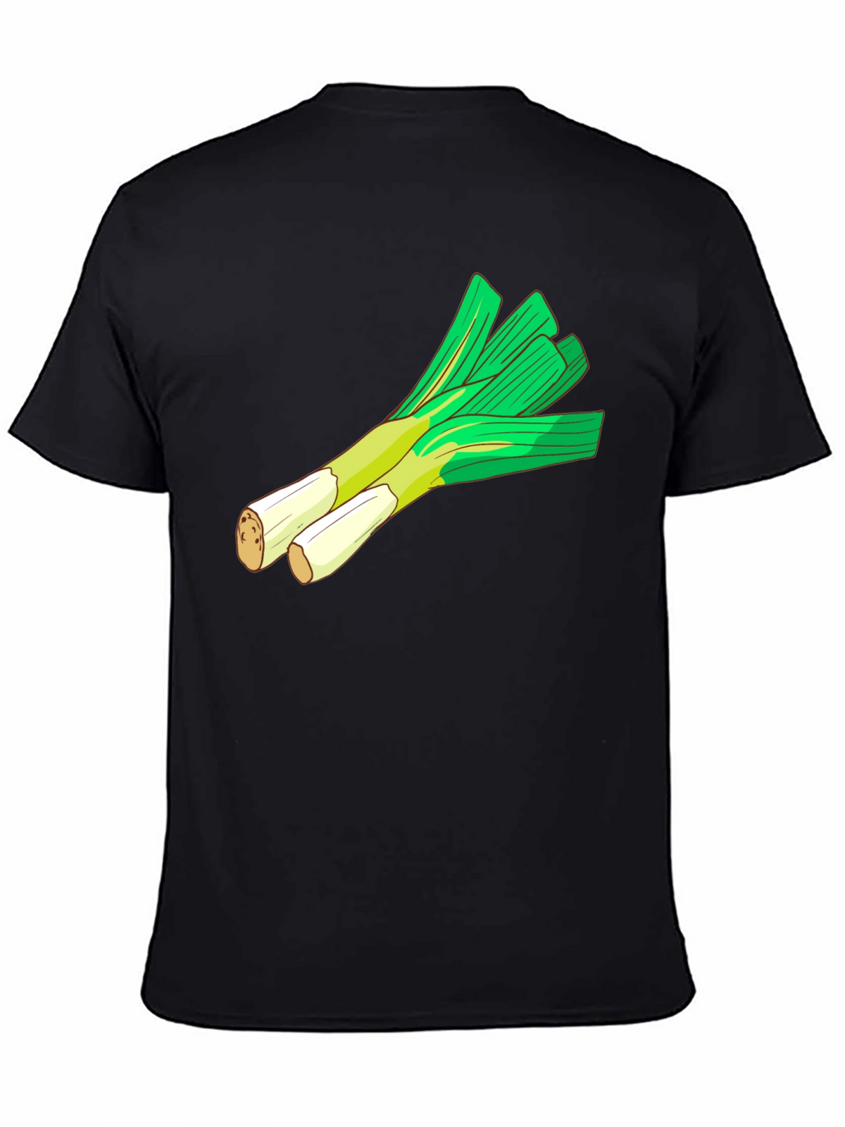 Leek Graphic T-Shirt - Fresh & Fun Vegetable Tee