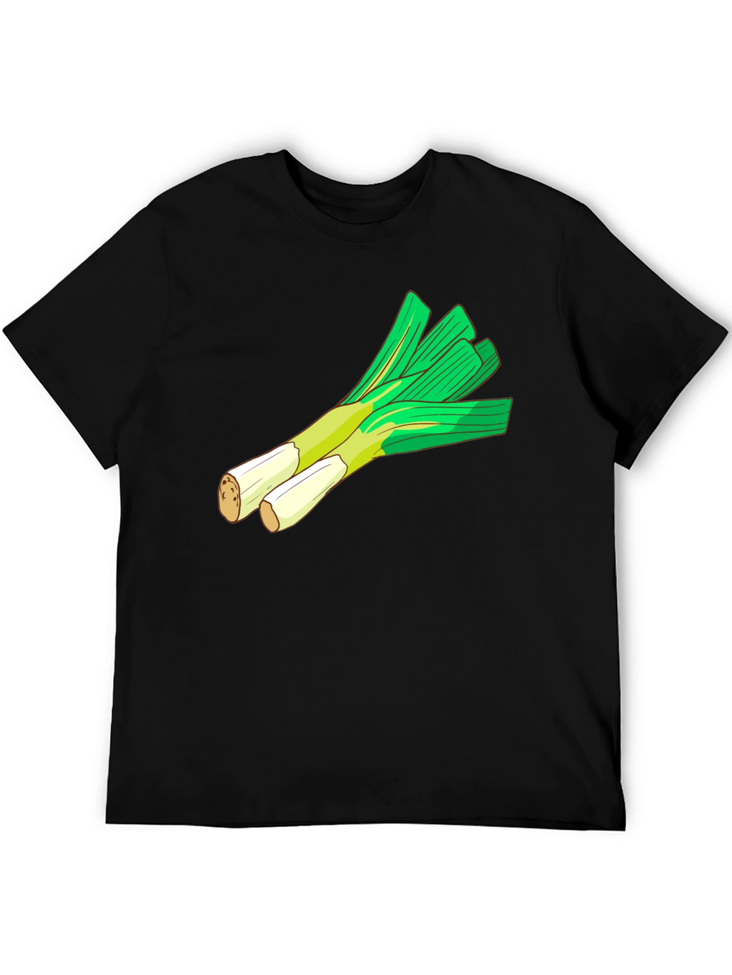 Leek Graphic T-Shirt - Fresh & Fun Vegetable Tee