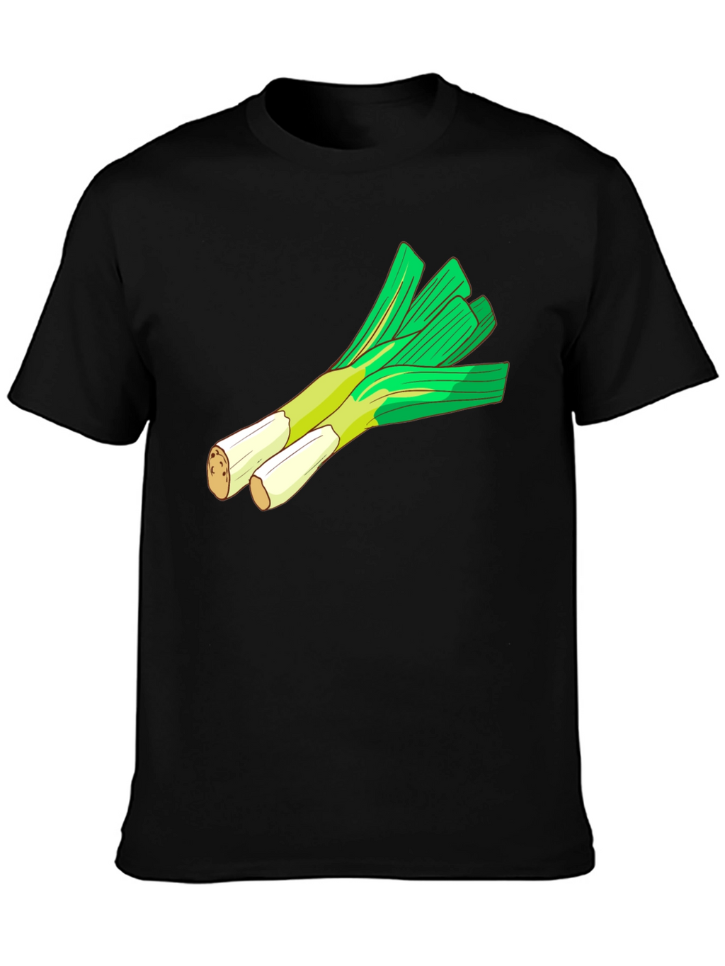 Leek Graphic T-Shirt - Fresh & Fun Vegetable Tee