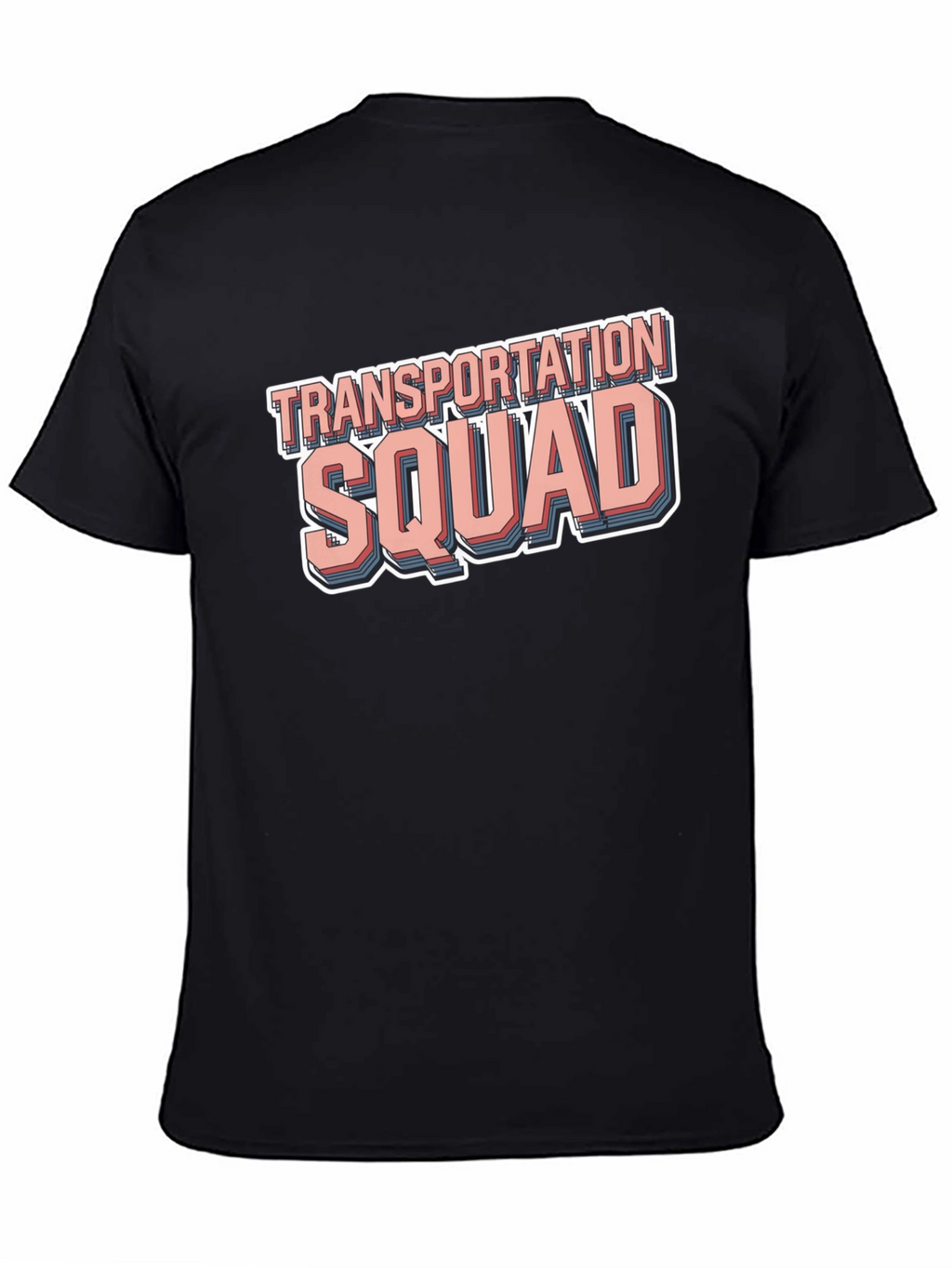 Transportation Squad Graphic Tee - Black