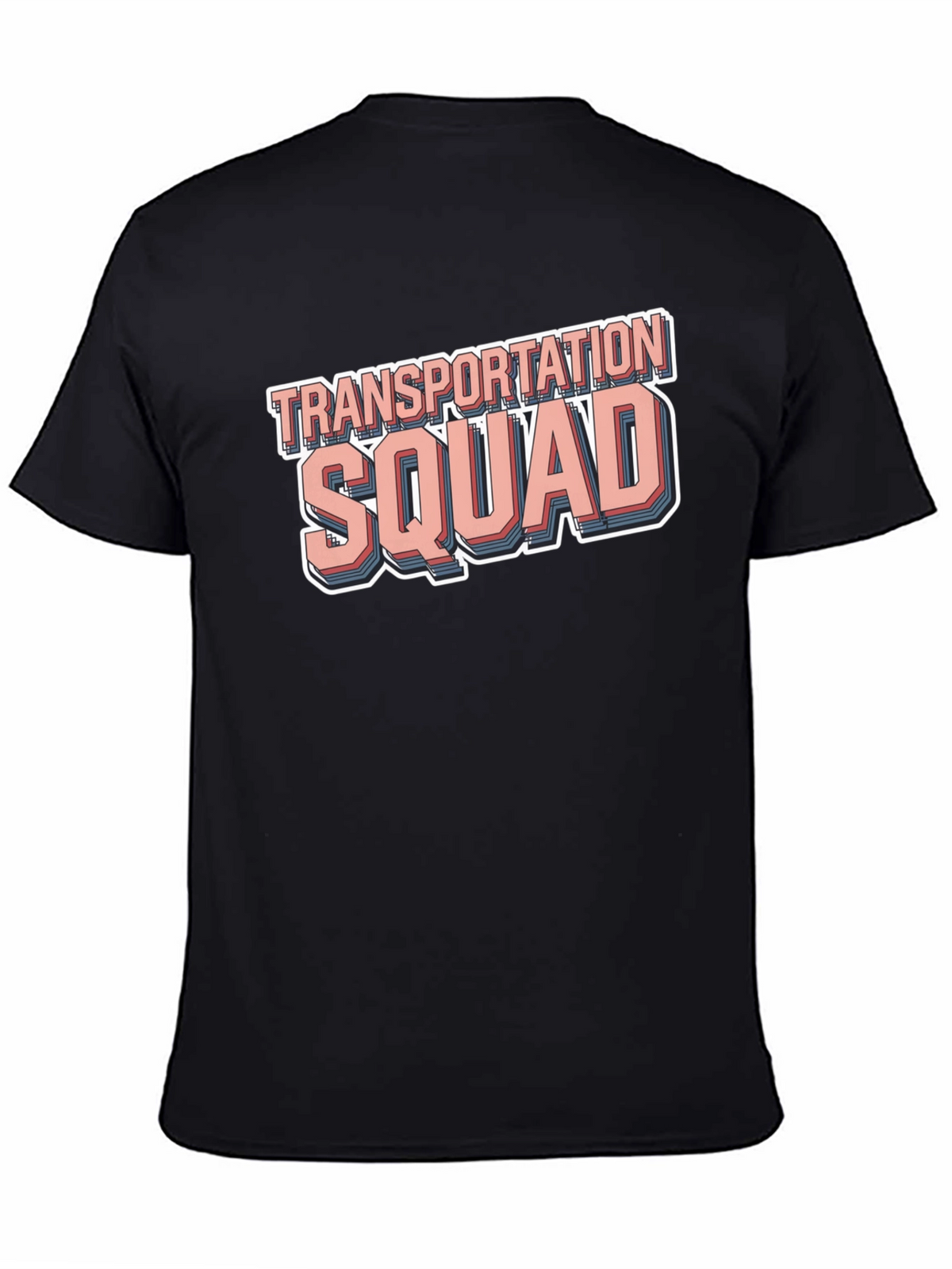 Transportation Squad Graphic Tee - Black