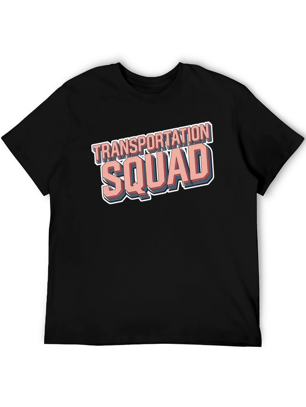 Transportation Squad Graphic Tee - Black