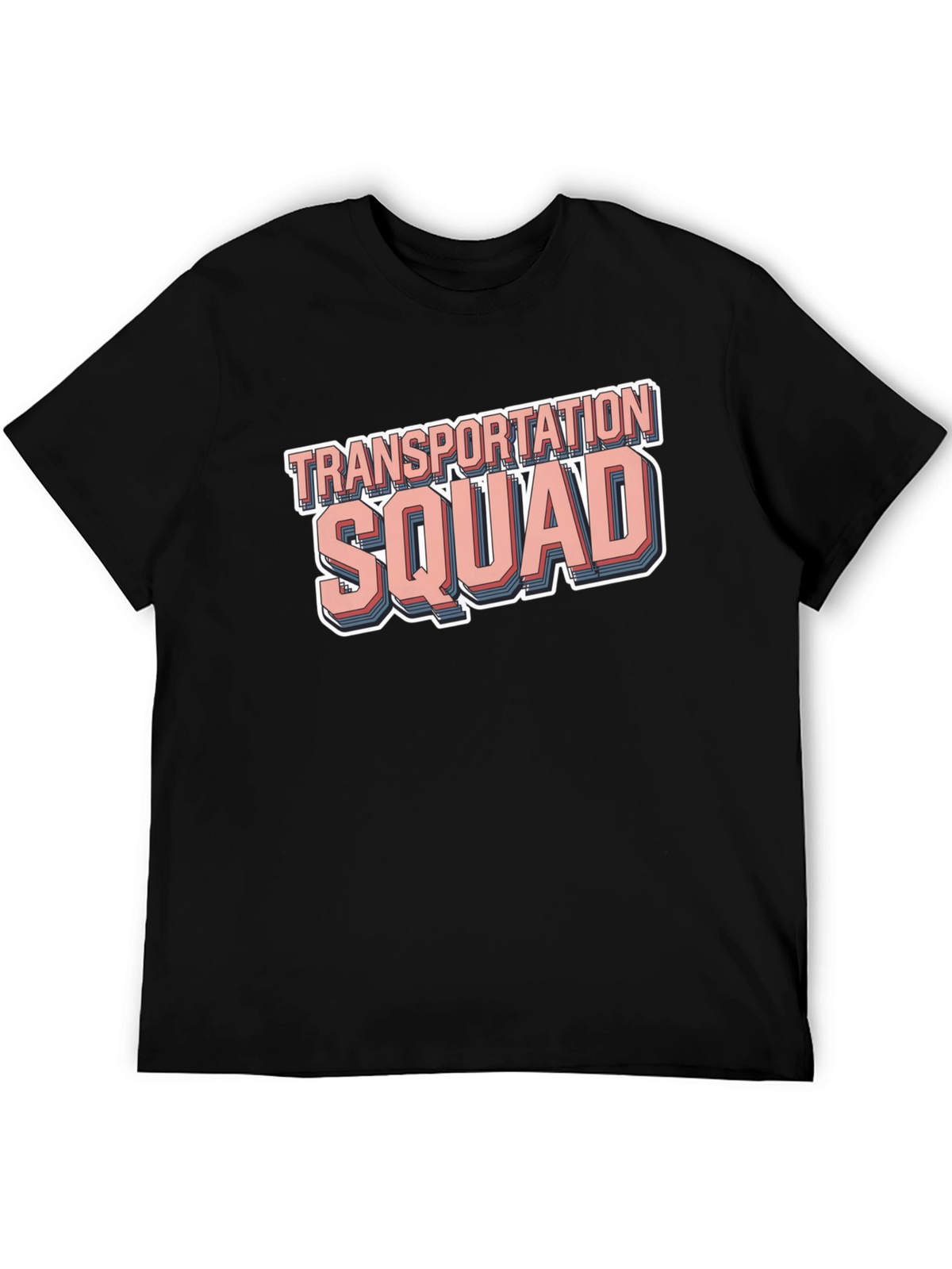 Transportation Squad Graphic Tee - Black