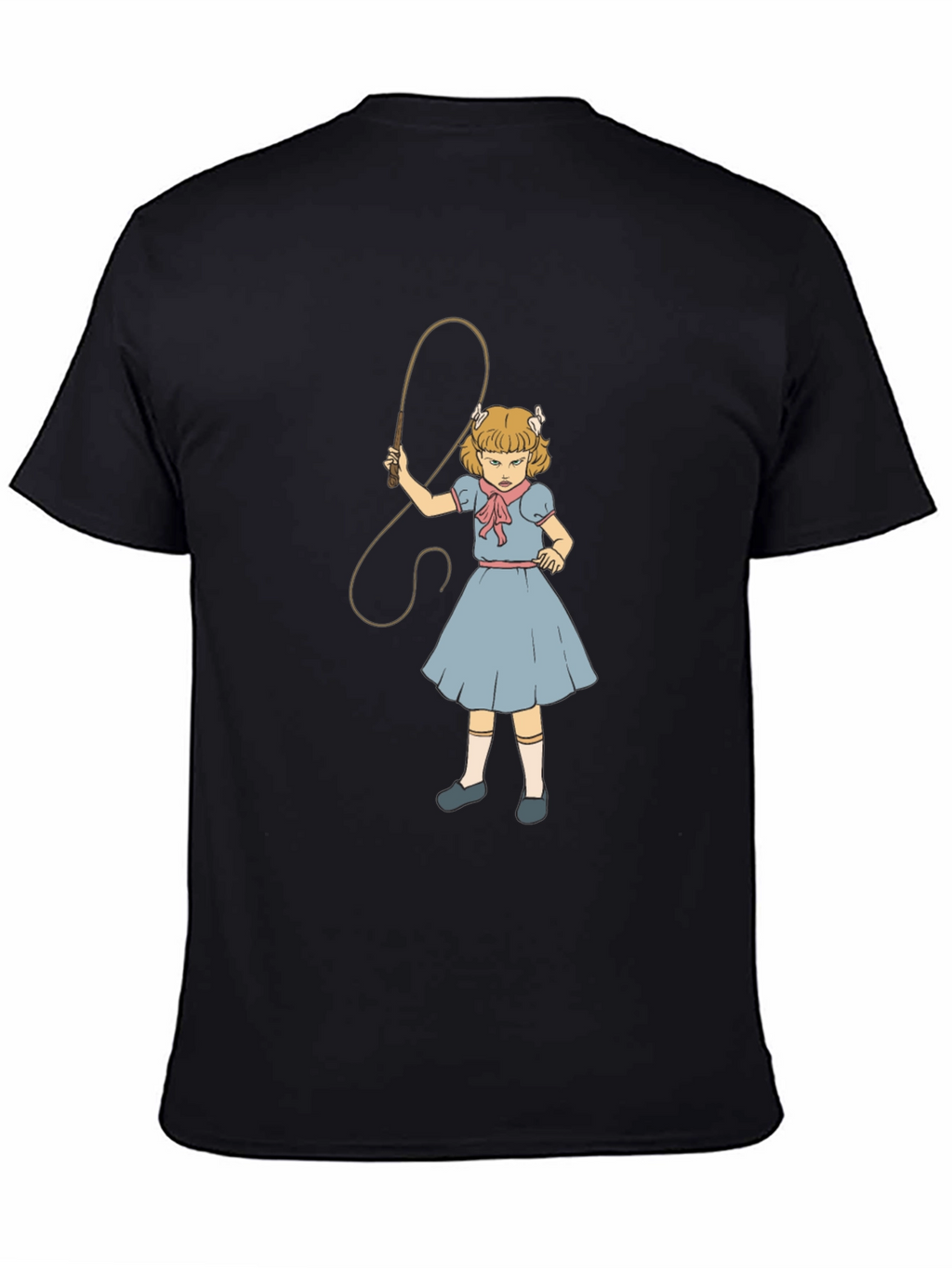 Creepy Girl with Whip T-Shirt