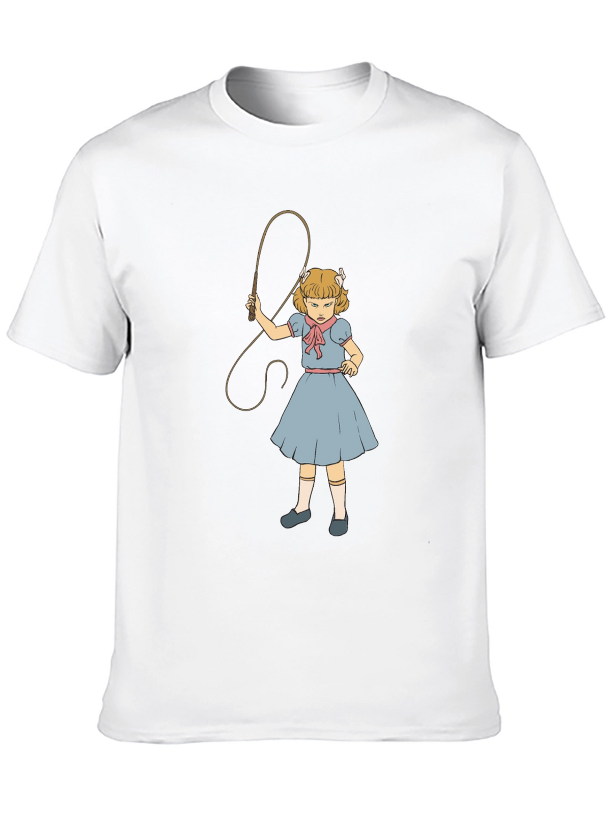 Creepy Girl with Whip T-Shirt