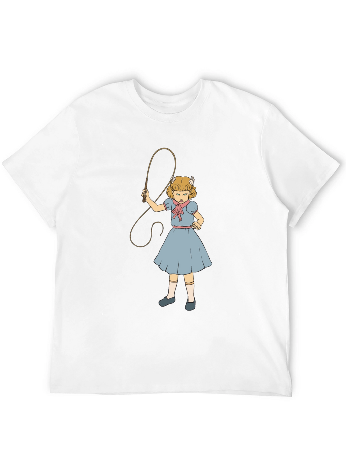 Creepy Girl with Whip T-Shirt
