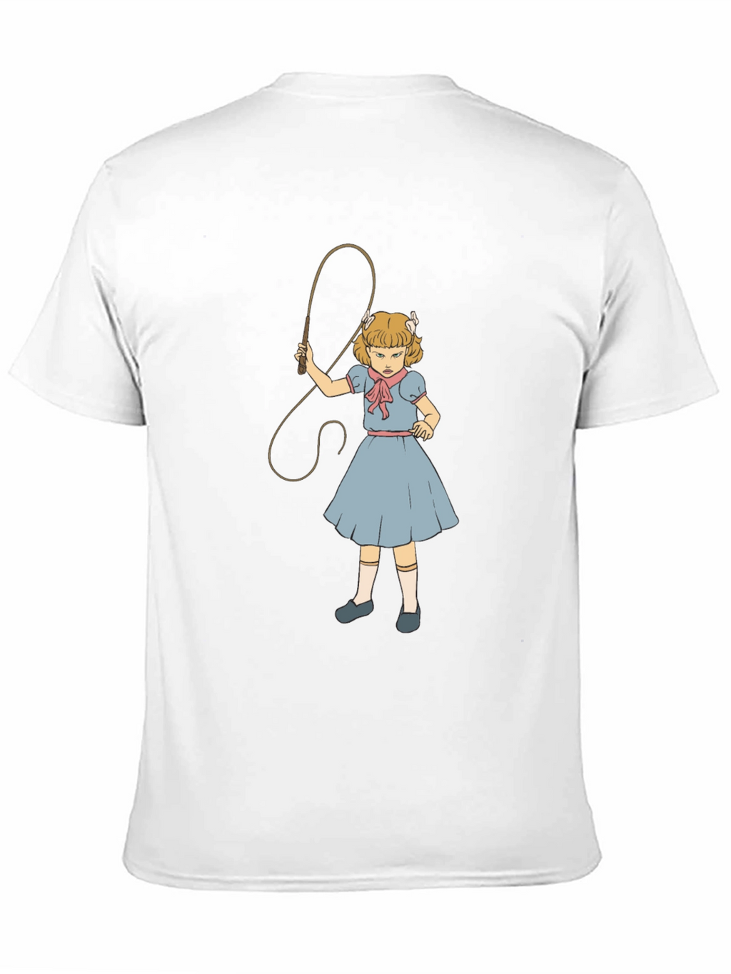 Creepy Girl with Whip T-Shirt