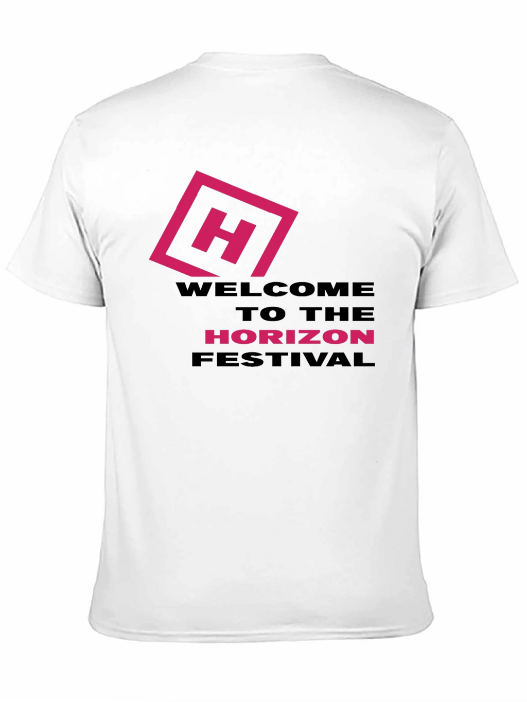 Horizon Festival Graphic Tee - Black Cotton