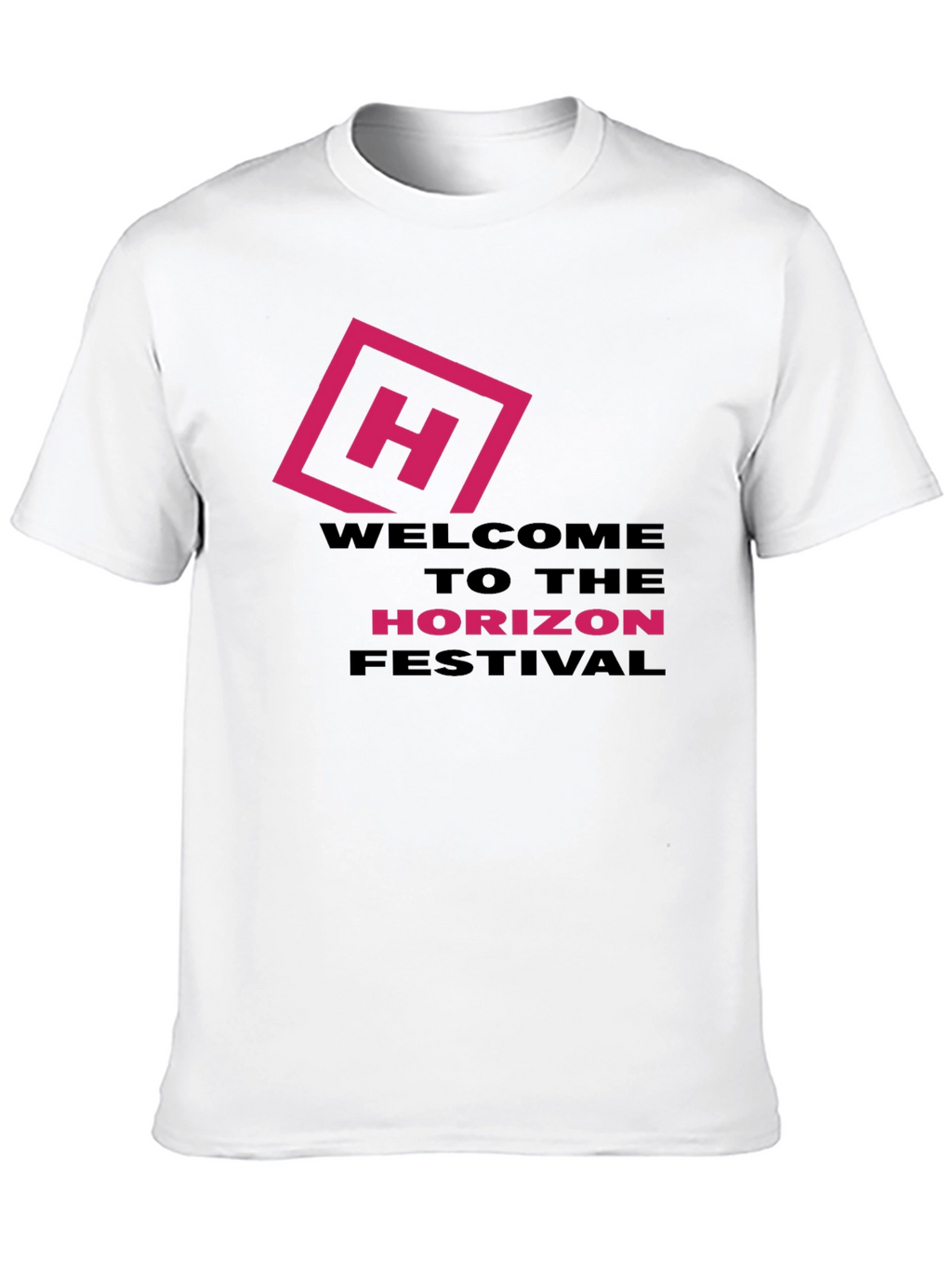 Horizon Festival Graphic Tee - Black Cotton
