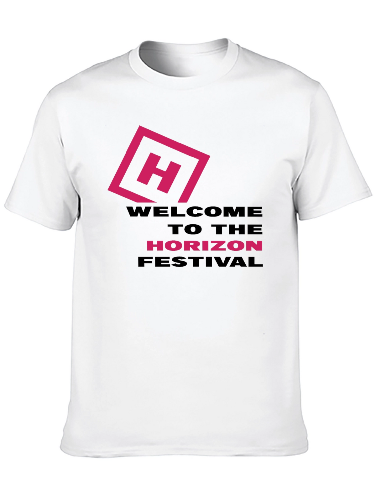 Horizon Festival Graphic Tee - Black Cotton