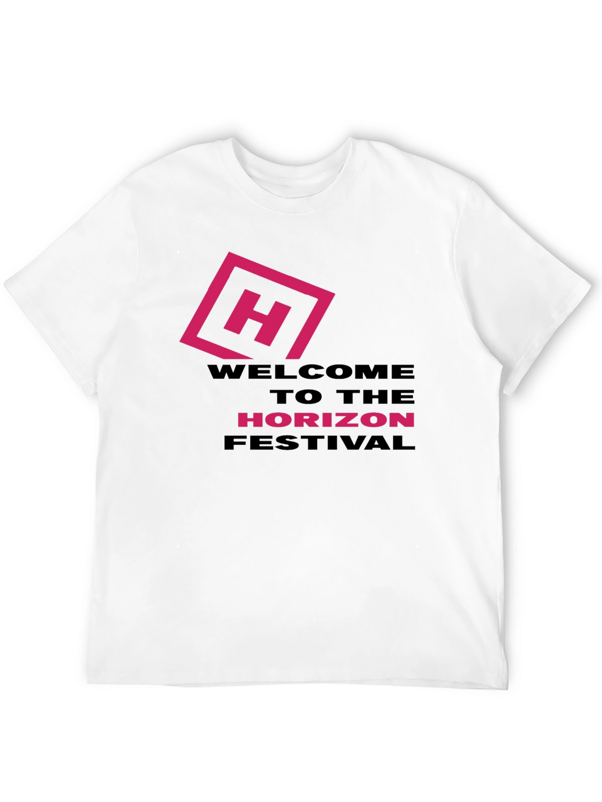 Horizon Festival Graphic Tee - Black Cotton