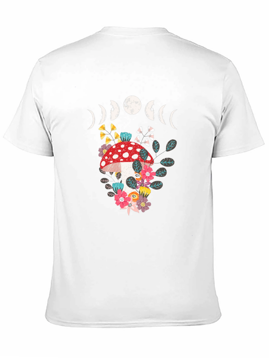 Mushroom Moon Phase Graphic Tee