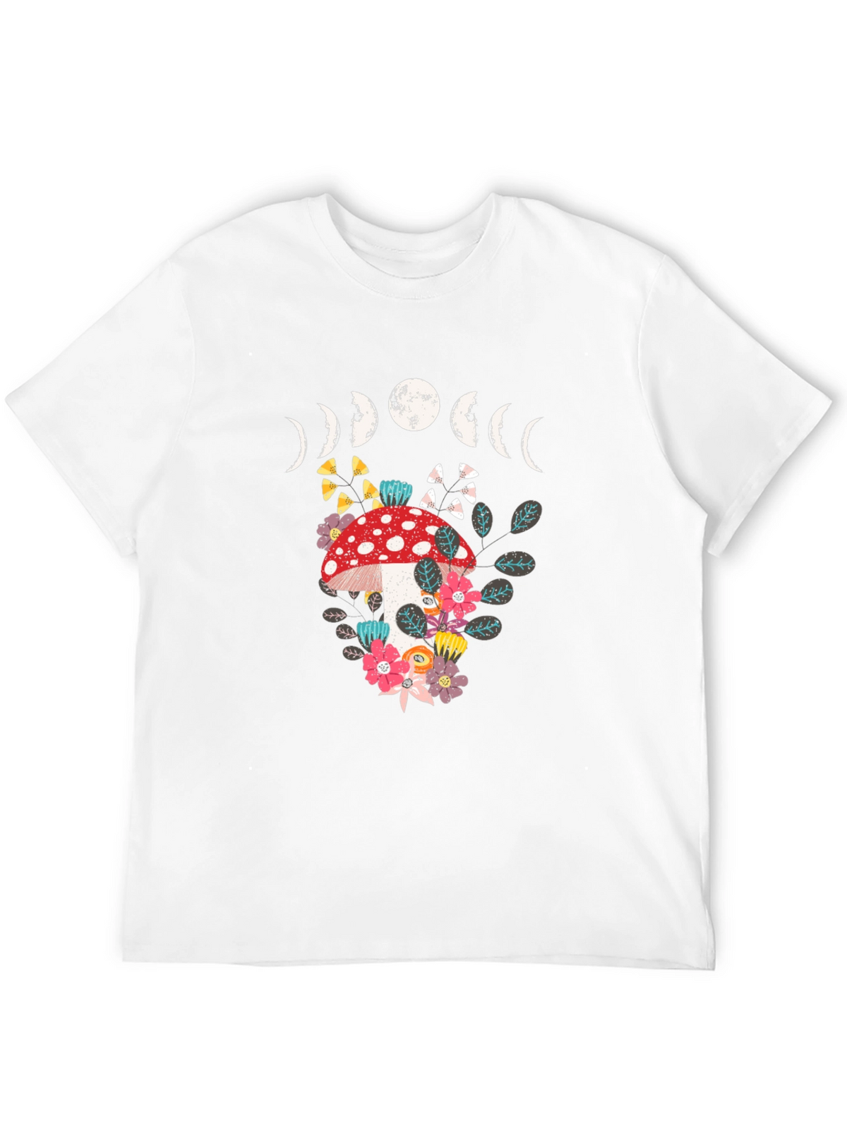 Mushroom Moon Phase Graphic Tee