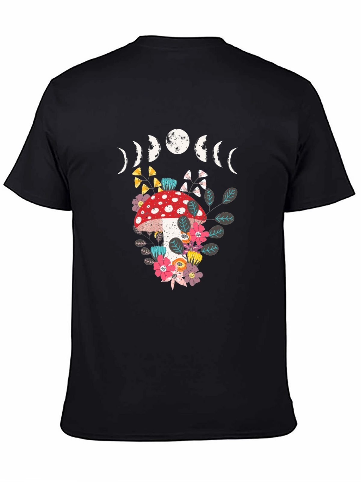 Mushroom Moon Phase Graphic Tee