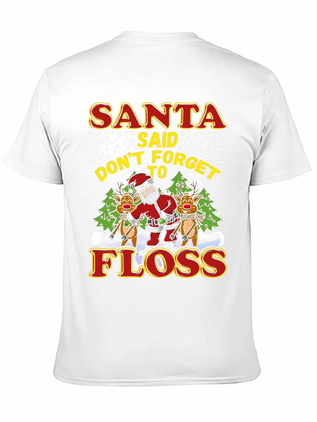 Santa Floss T-Shirt - Holiday Fun