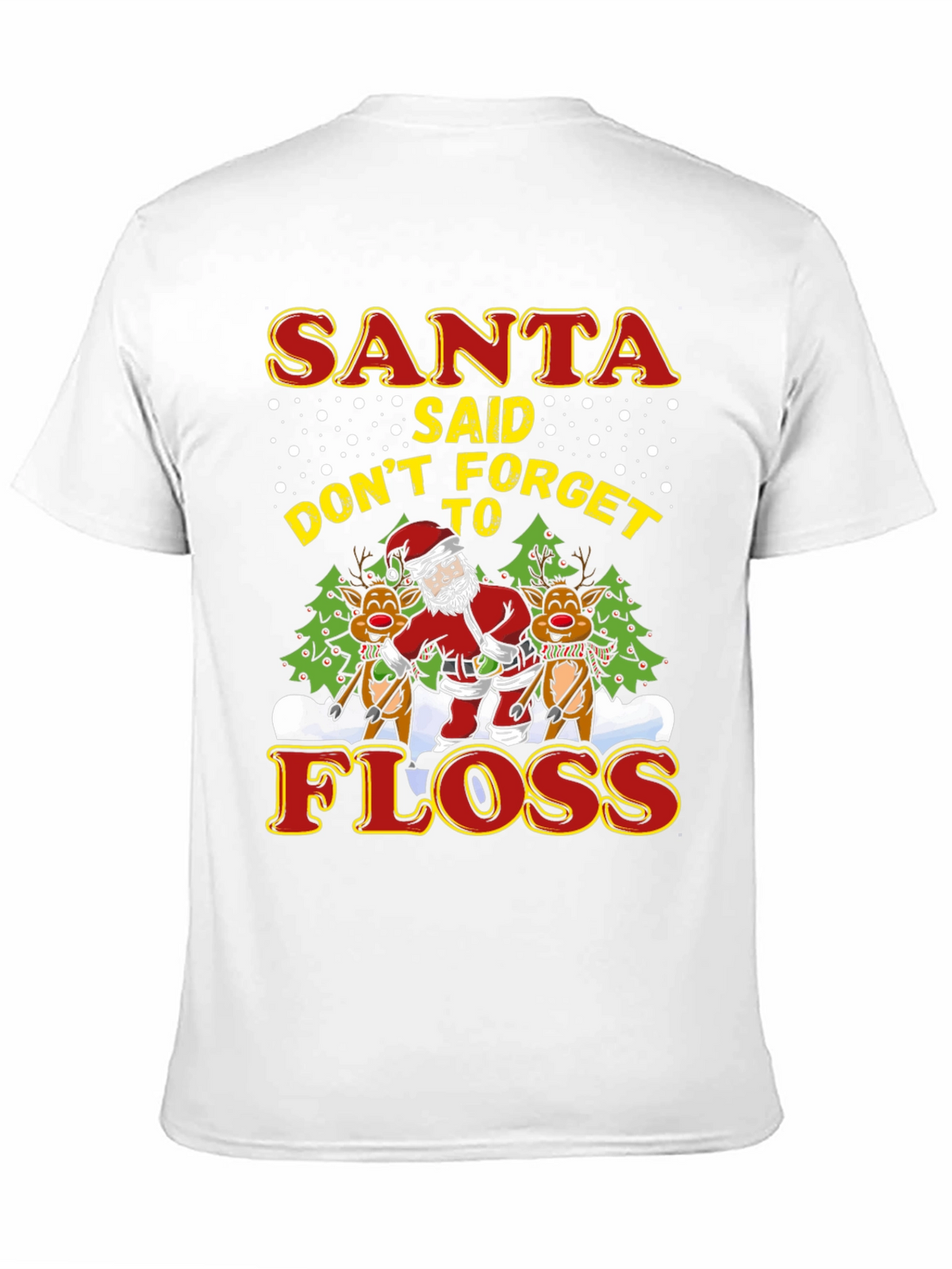 Santa Floss T-Shirt - Holiday Fun