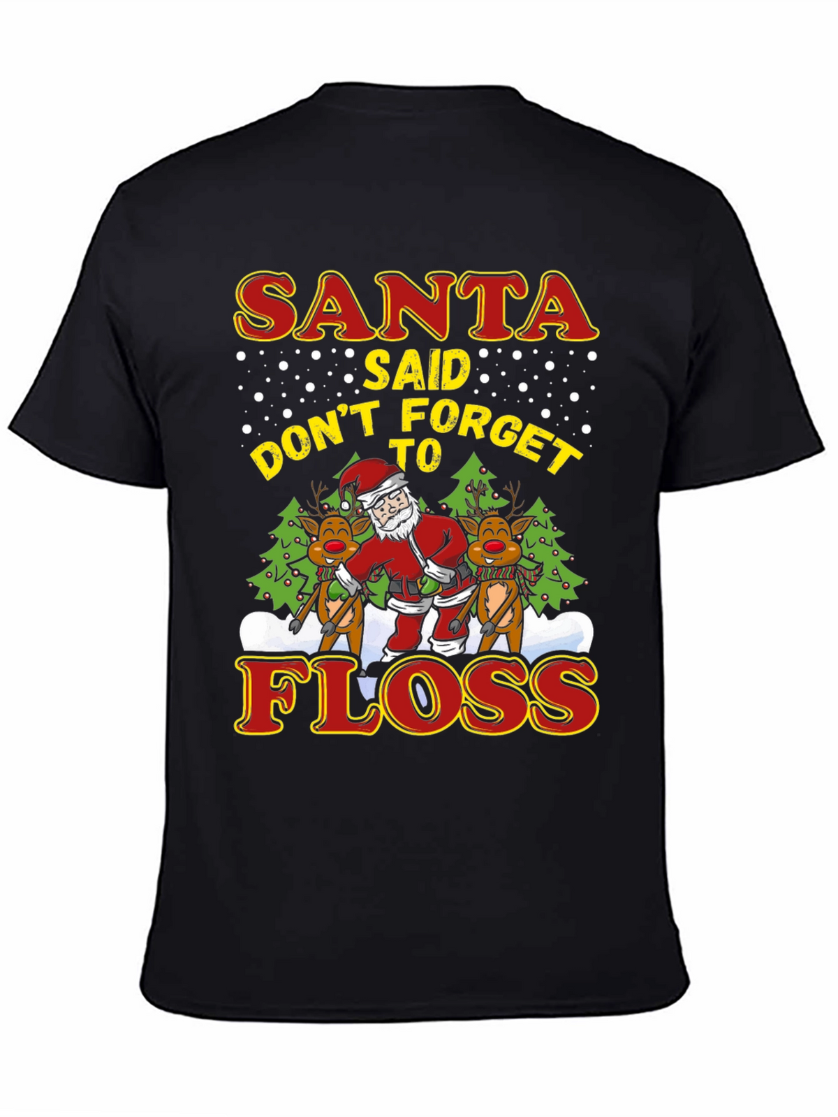 Santa Floss T-Shirt - Holiday Fun