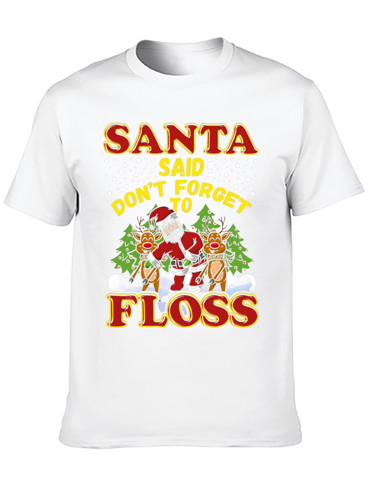 Santa Floss T-Shirt - Holiday Fun