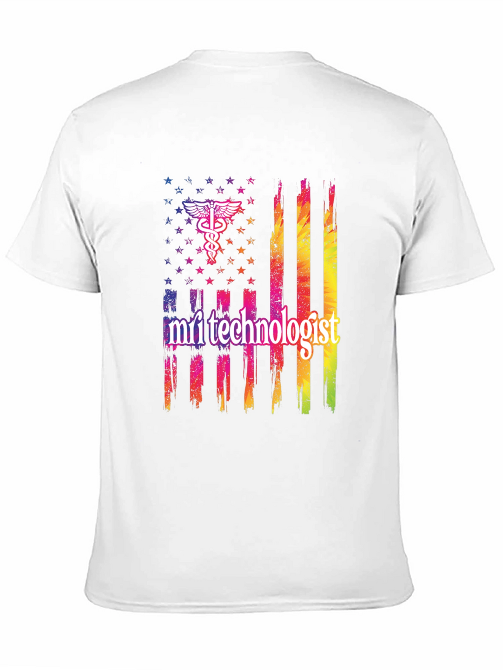 MRI Technologist USA Flag T-Shirt