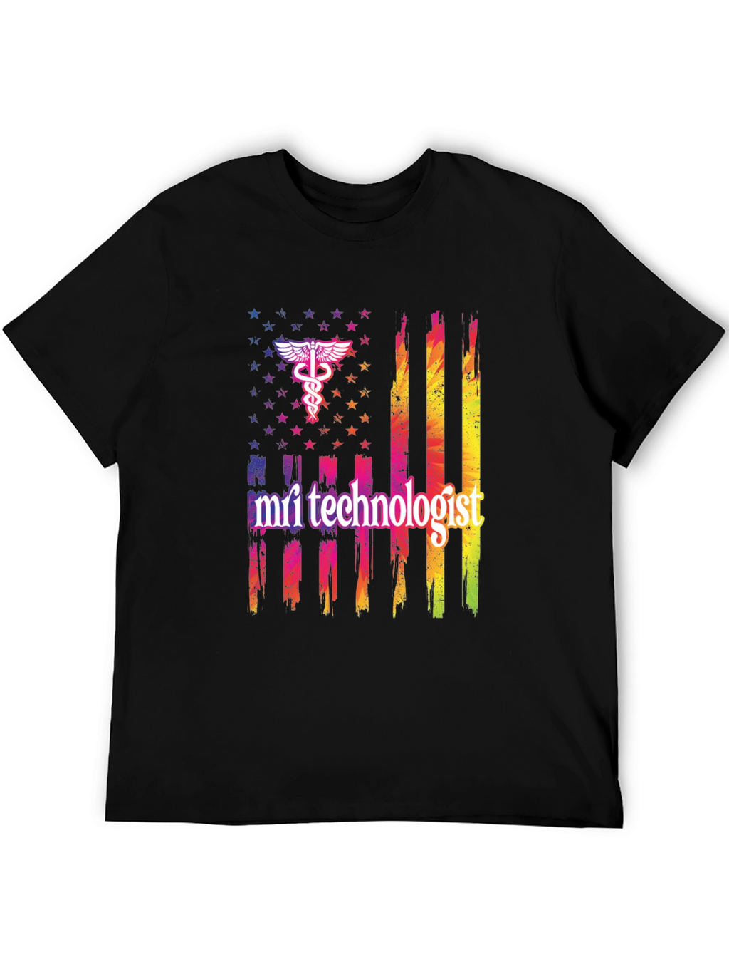 MRI Technologist USA Flag T-Shirt