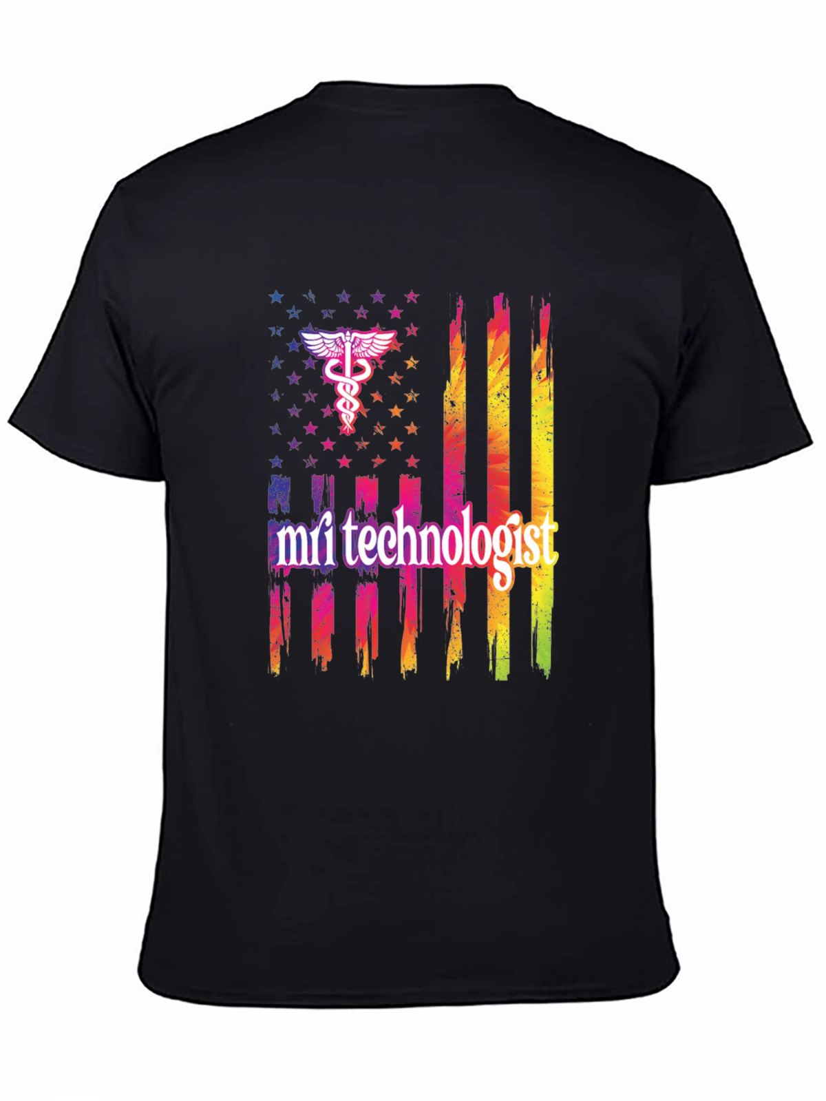 MRI Technologist USA Flag T-Shirt