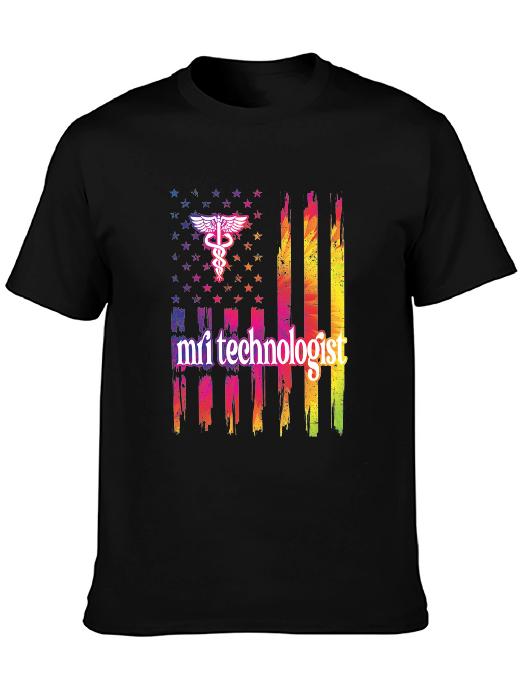 MRI Technologist USA Flag T-Shirt