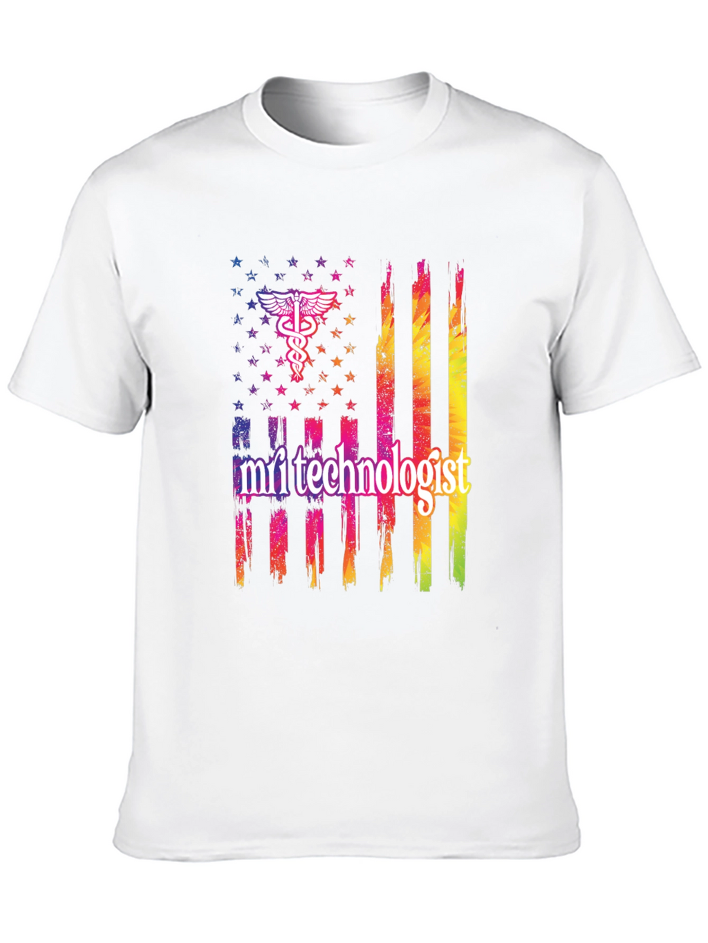 MRI Technologist USA Flag T-Shirt