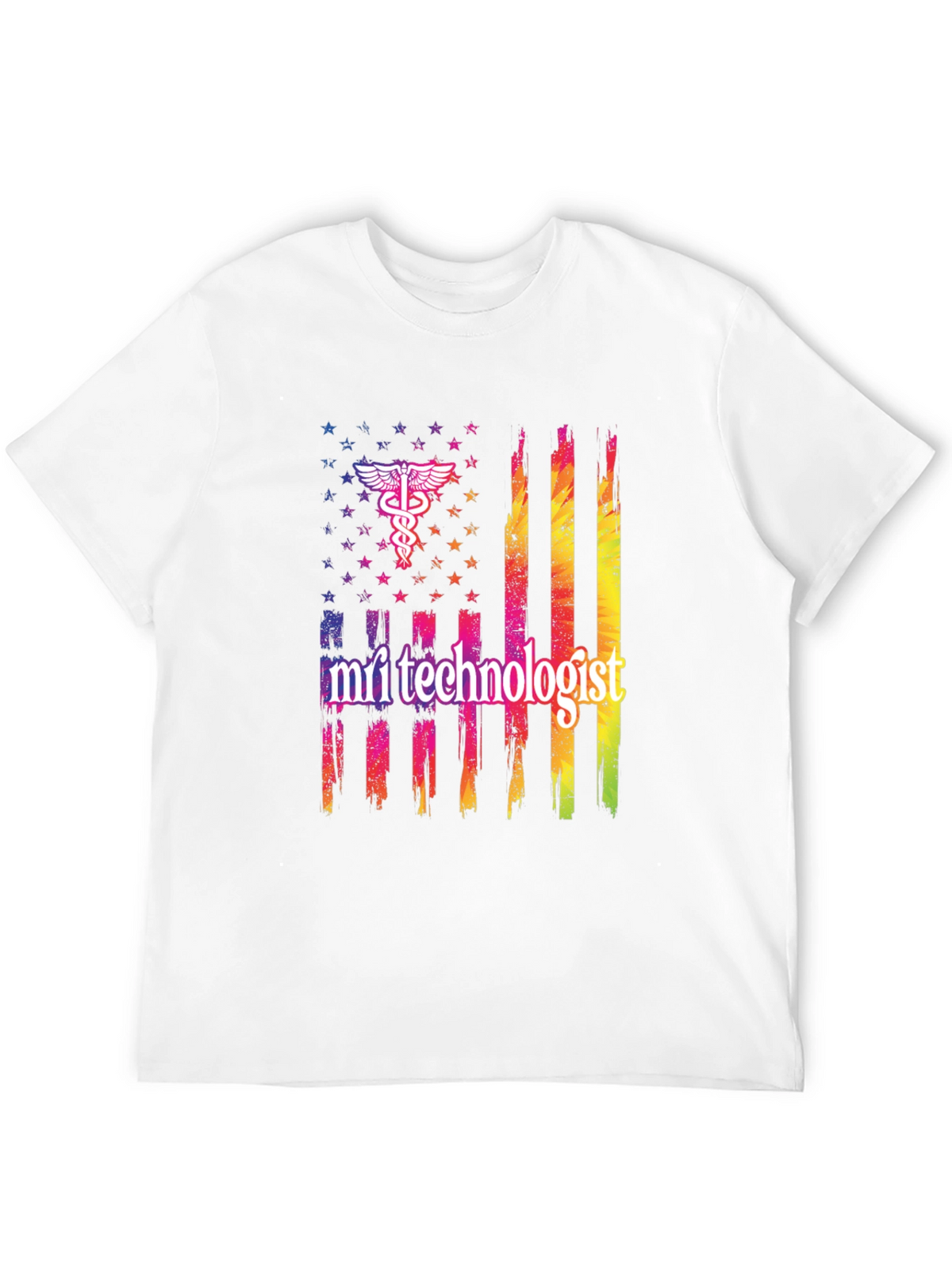 MRI Technologist USA Flag T-Shirt