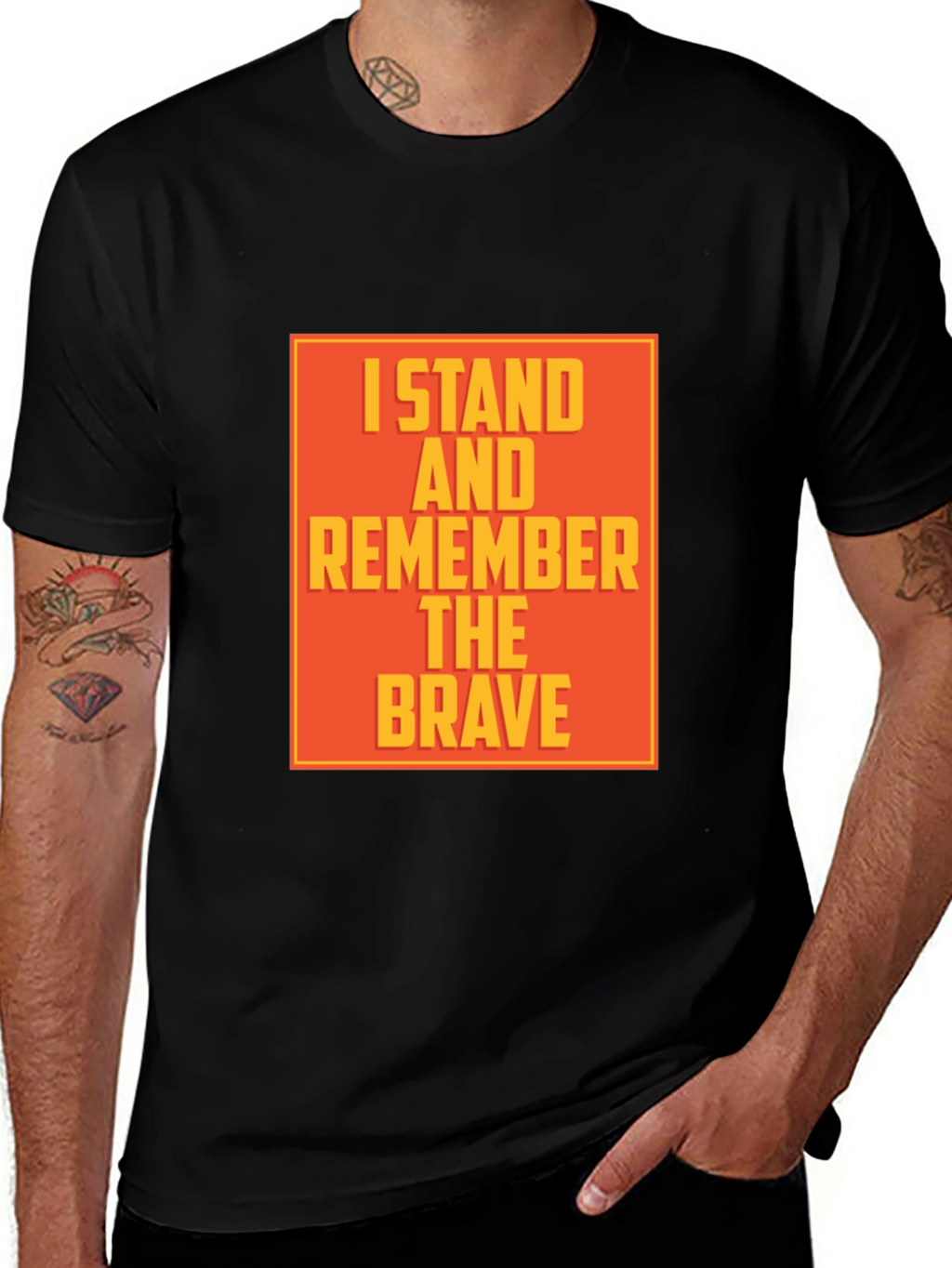 I Stand and Remember the Brave T-Shirt