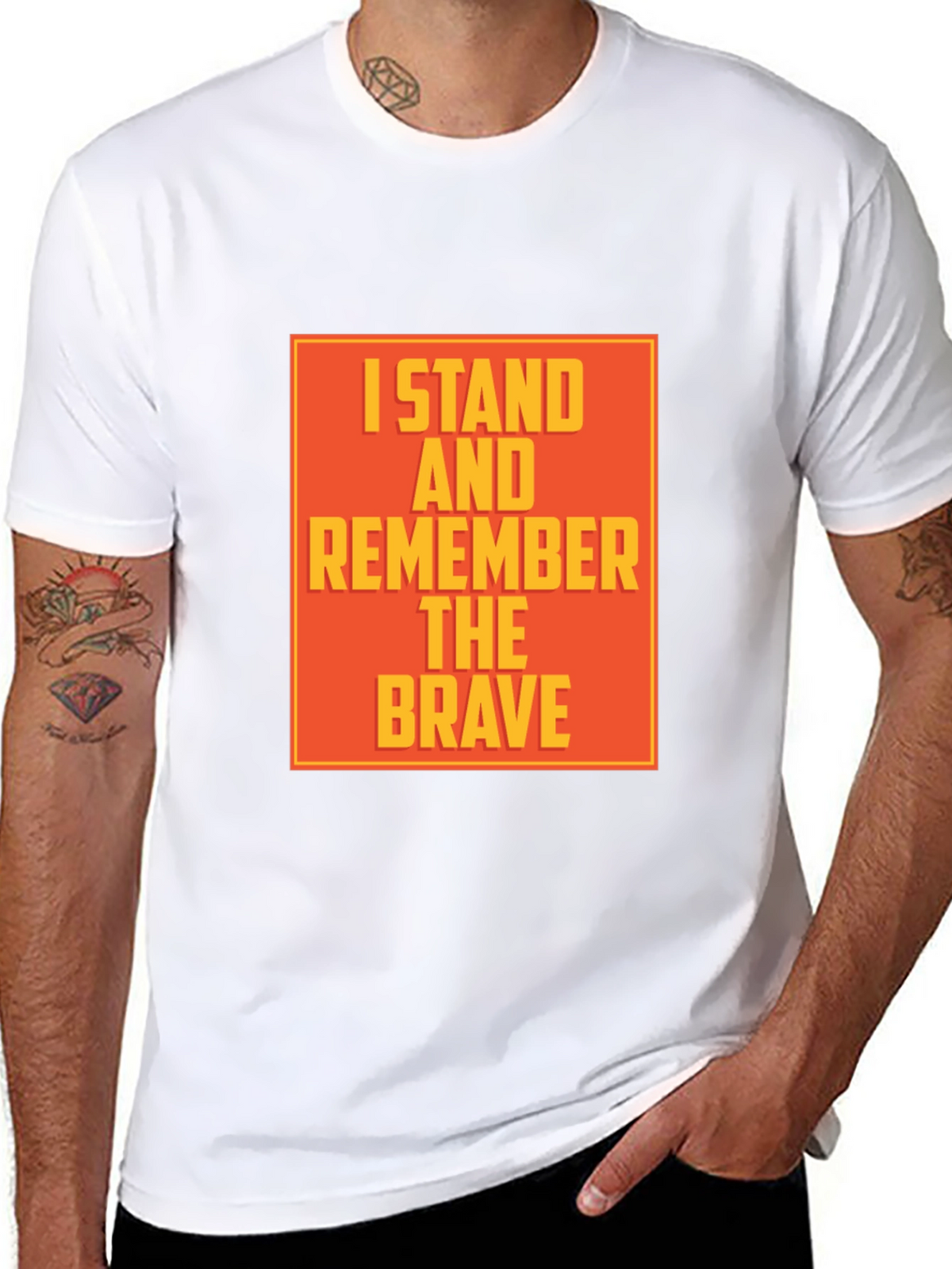 I Stand and Remember the Brave T-Shirt