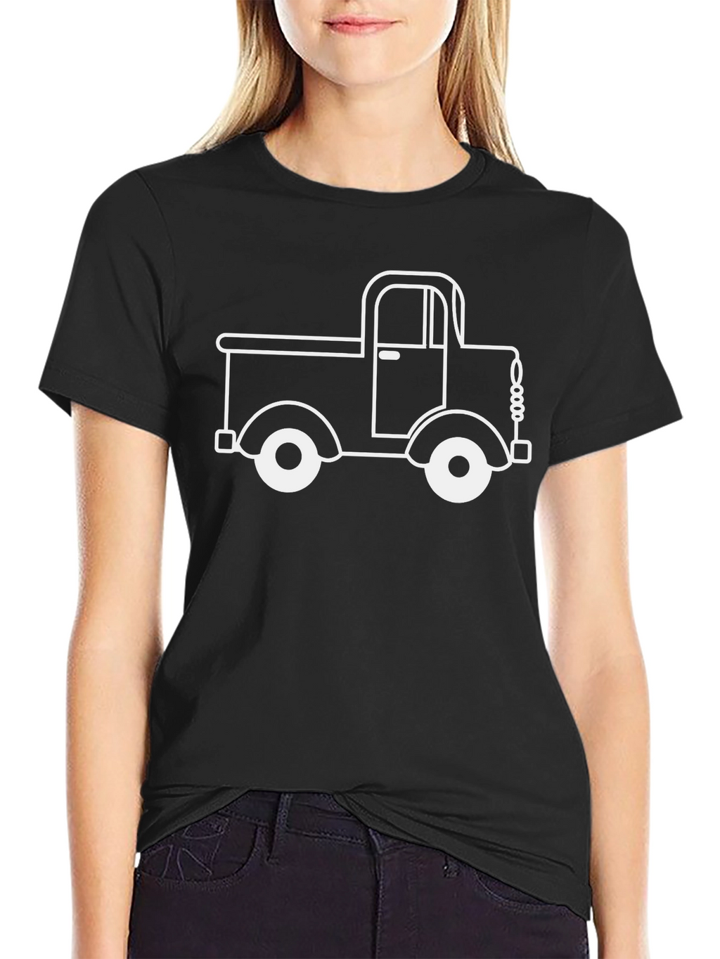 Classic Truck Graphic Tee - Black