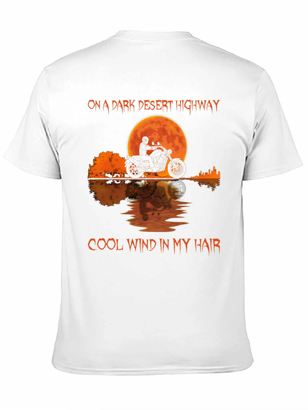 Desert Highway Motorcycle Graphic Tee