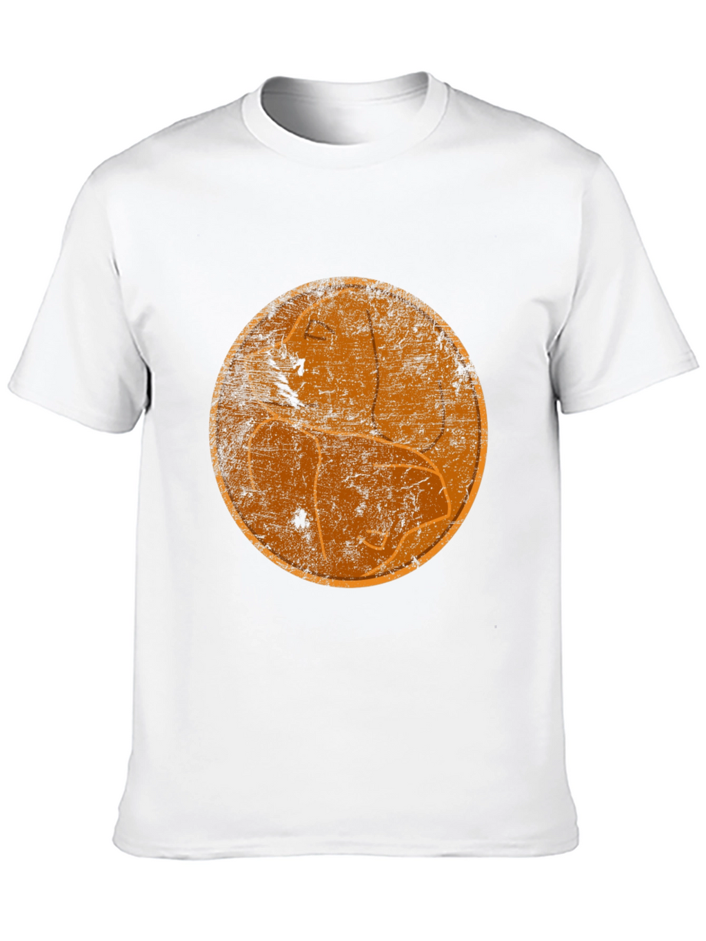Retro Silhouette Graphic Black T-Shirt