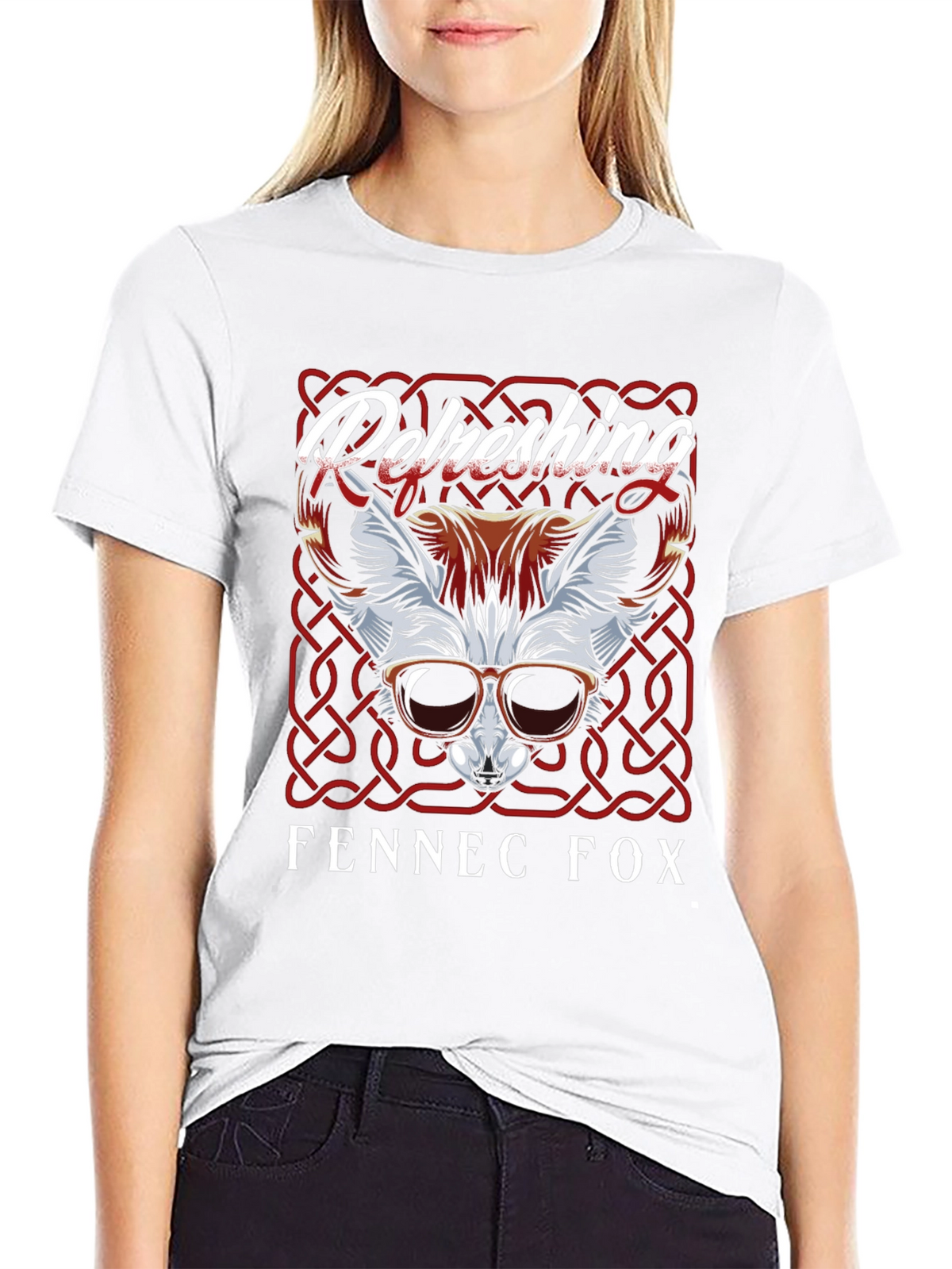 Refreshing Fennec Fox Graphic T-Shirt