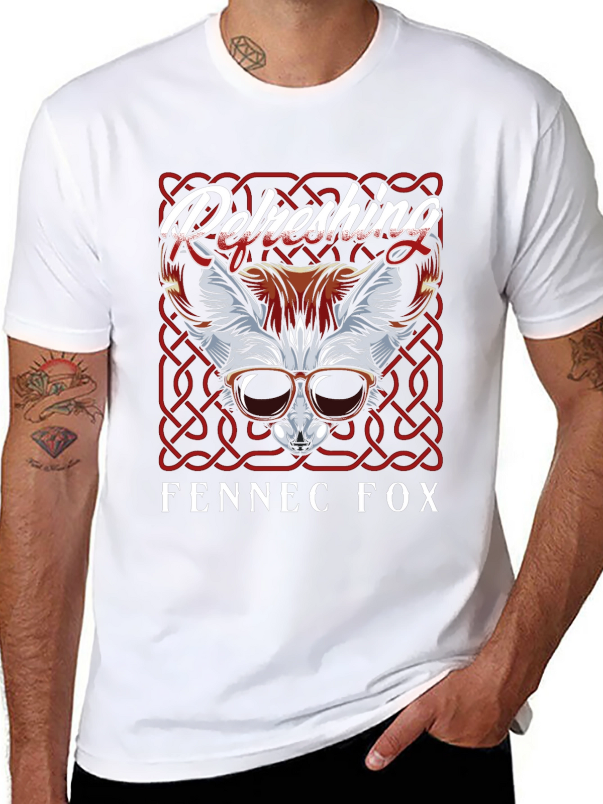 Refreshing Fennec Fox Graphic T-Shirt