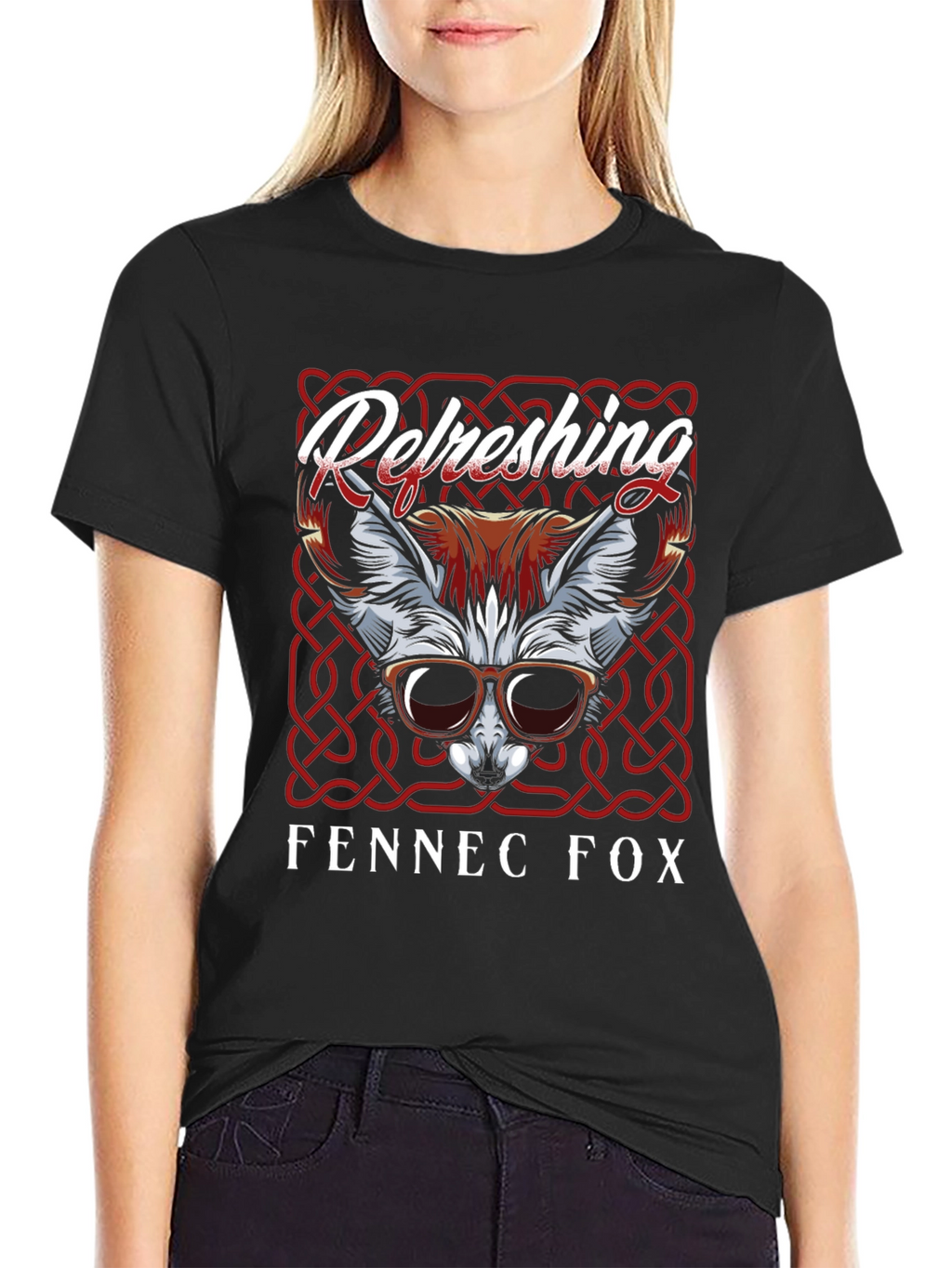 Refreshing Fennec Fox Graphic T-Shirt