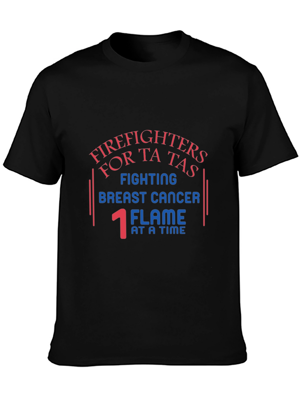 Firefighters for Ta Tas Breast Cancer Awareness T-Shirt
