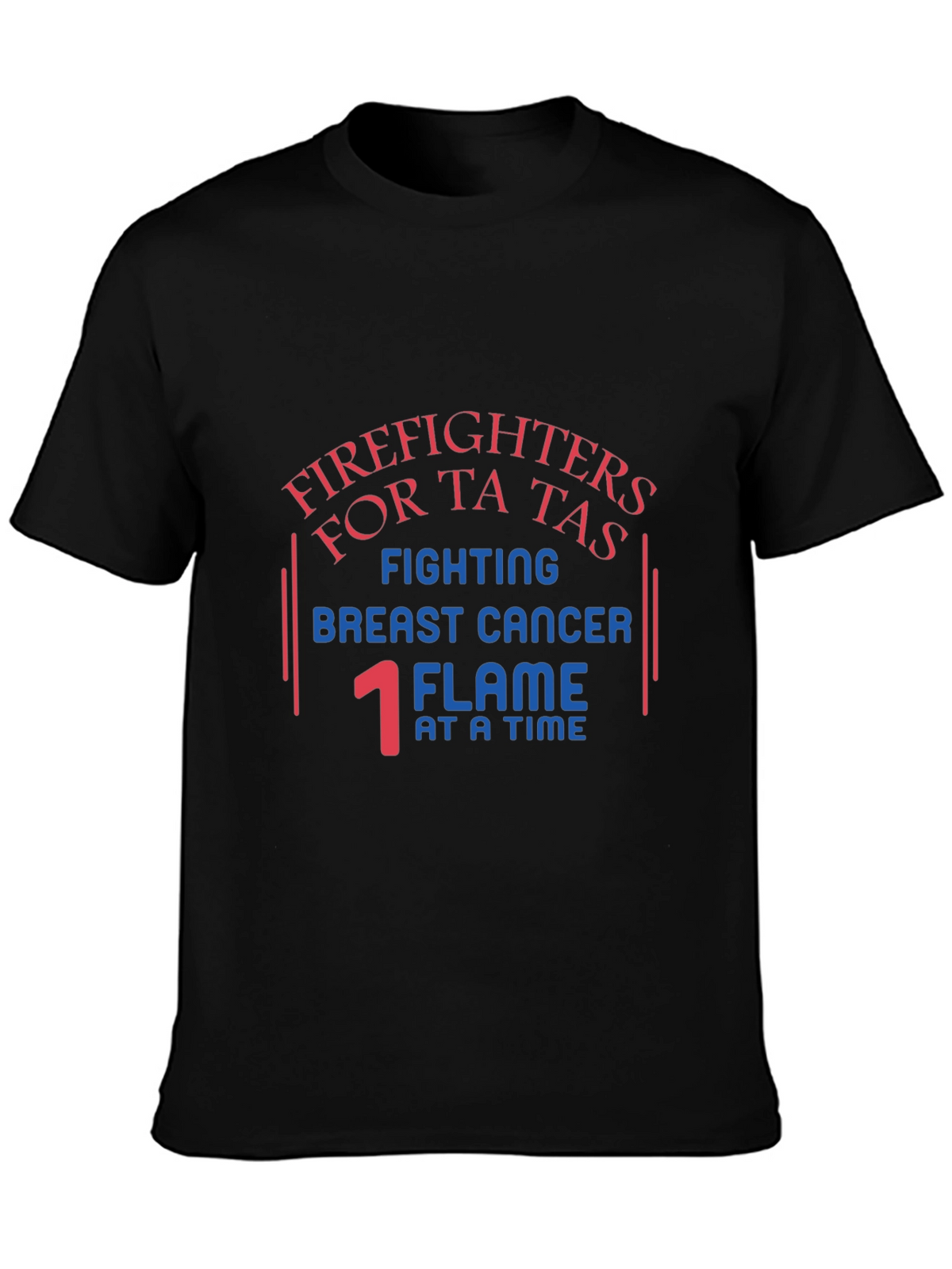 Firefighters for Ta Tas Breast Cancer Awareness T-Shirt