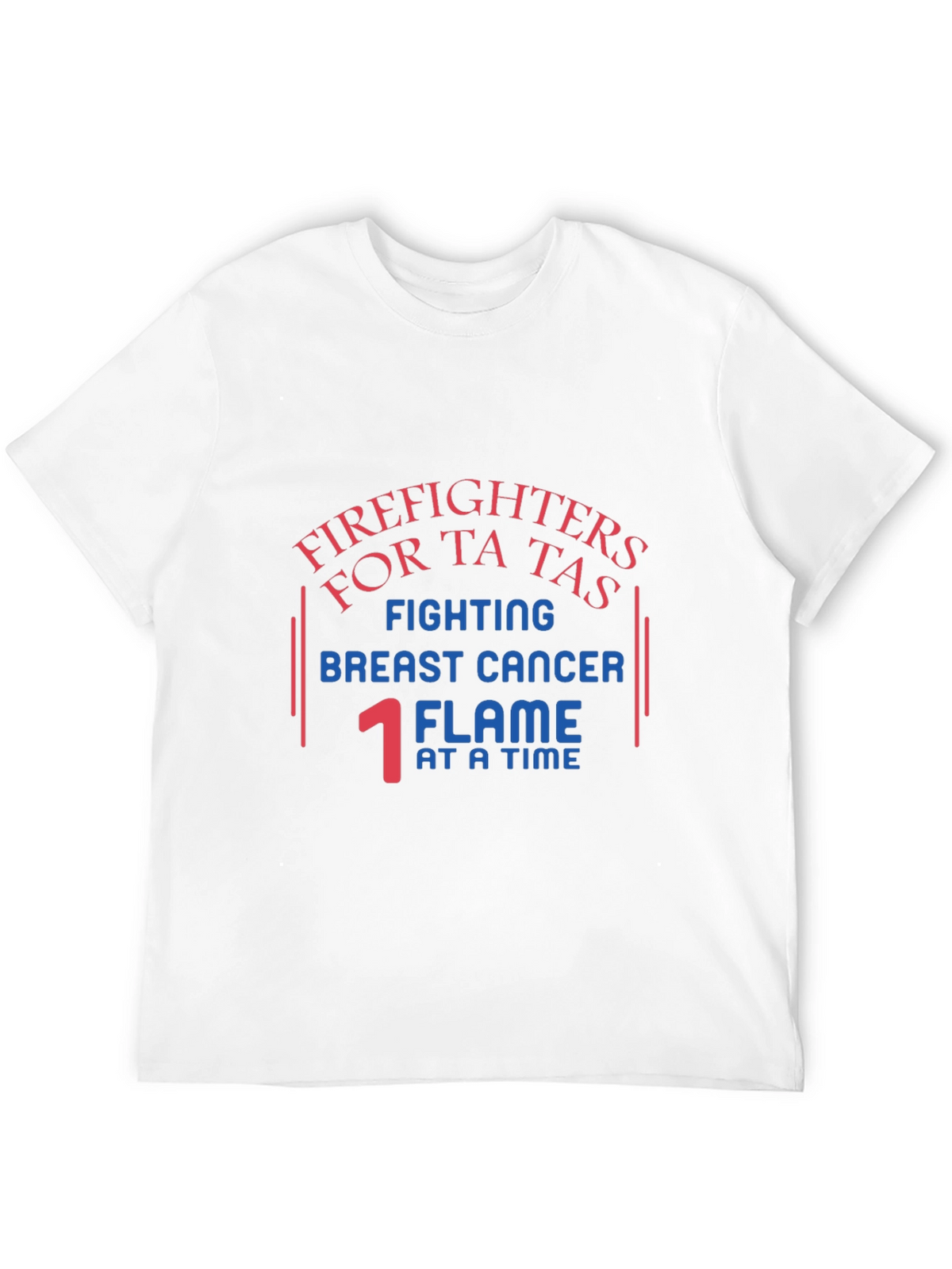 Firefighters for Ta Tas Breast Cancer Awareness T-Shirt