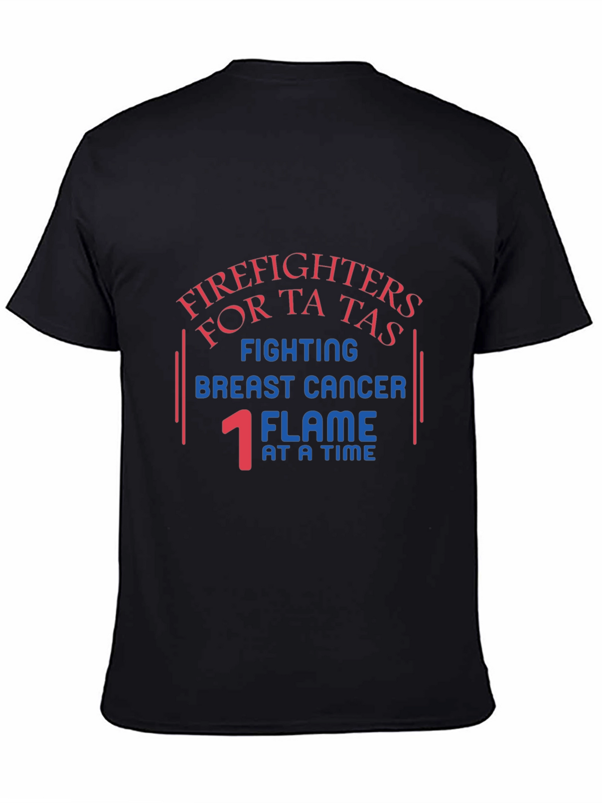 Firefighters for Ta Tas Breast Cancer Awareness T-Shirt