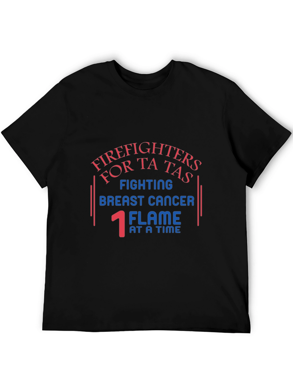 Firefighters for Ta Tas Breast Cancer Awareness T-Shirt