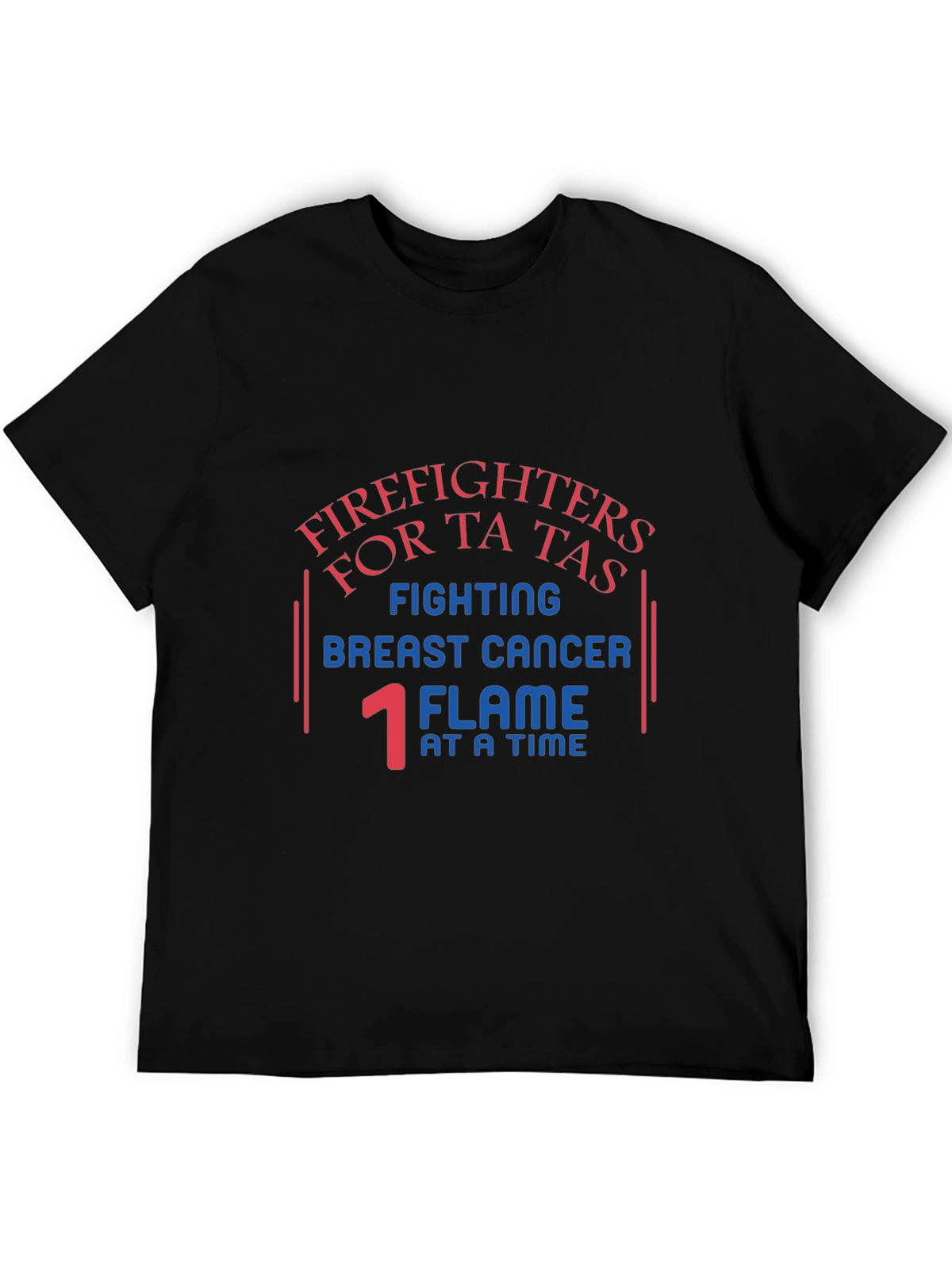 Firefighters for Ta Tas Breast Cancer Awareness T-Shirt