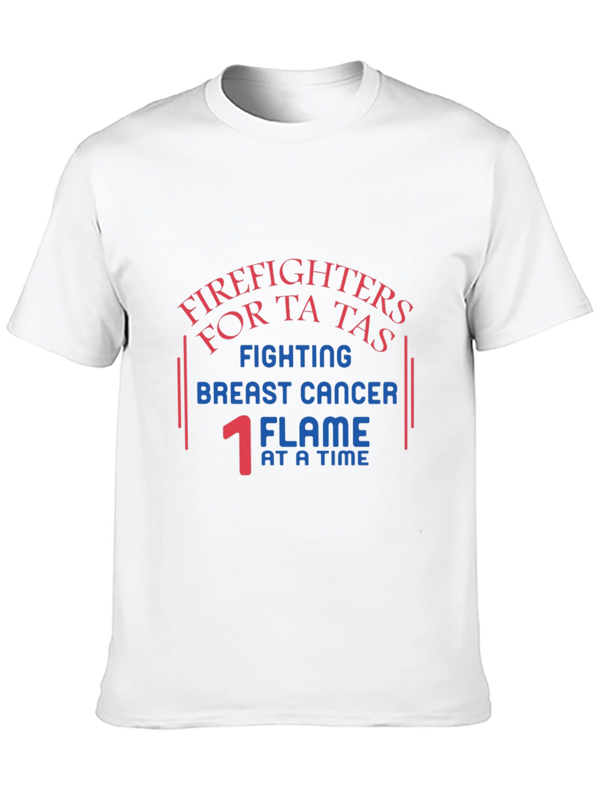 Firefighters for Ta Tas Breast Cancer Awareness T-Shirt