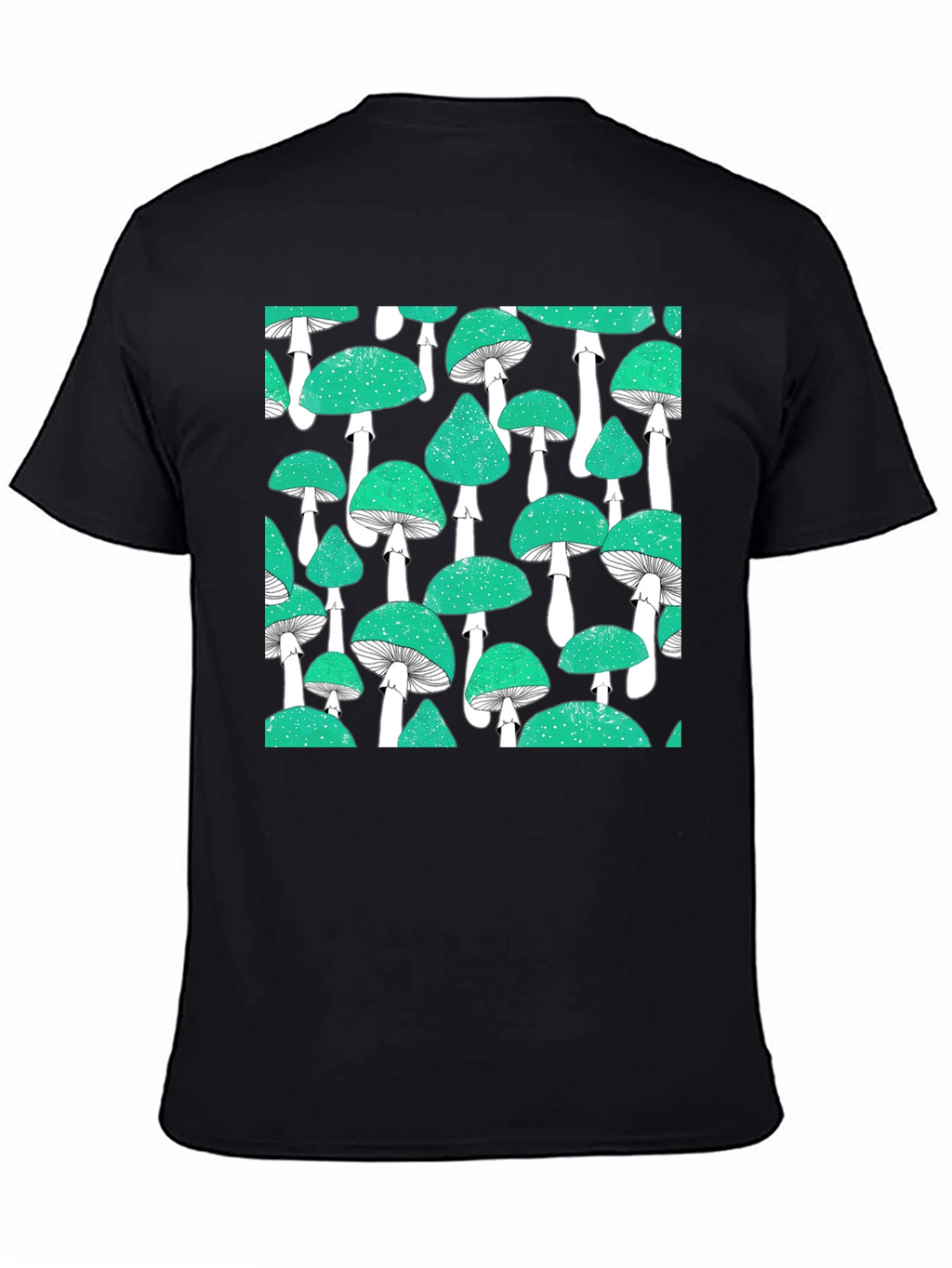 Mushroom Patterned T-Shirt