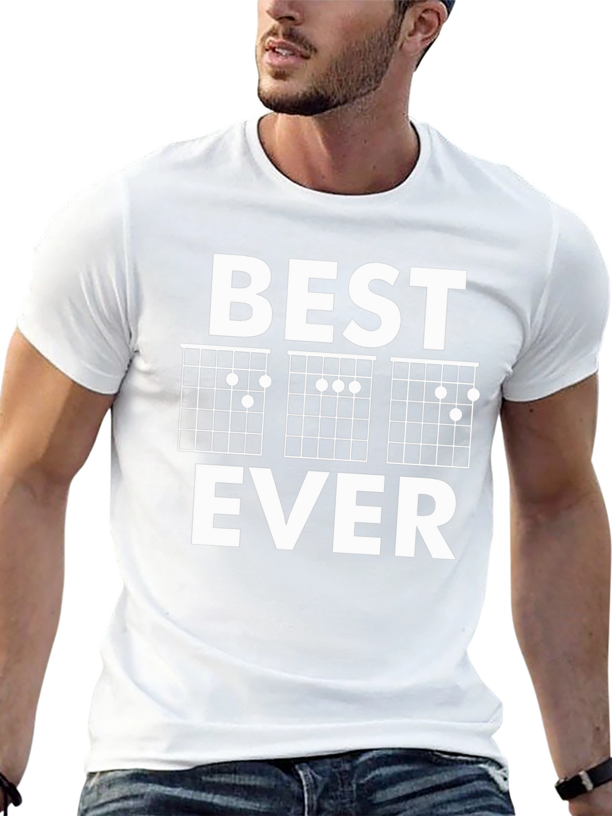 Best Guitar Chords Ever T-Shirt - Black