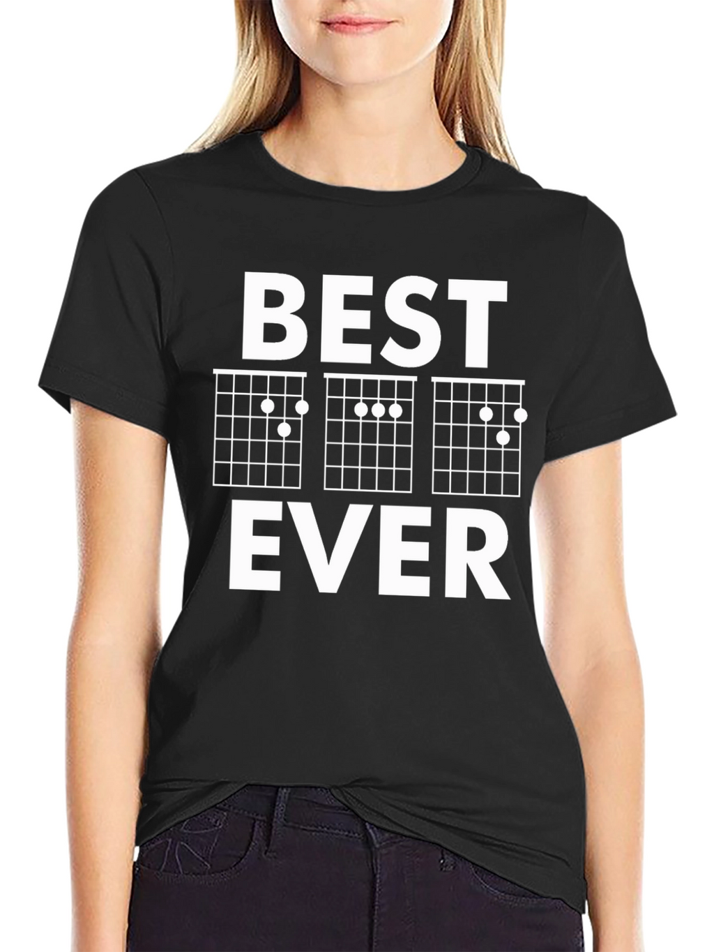 Best Guitar Chords Ever T-Shirt - Black