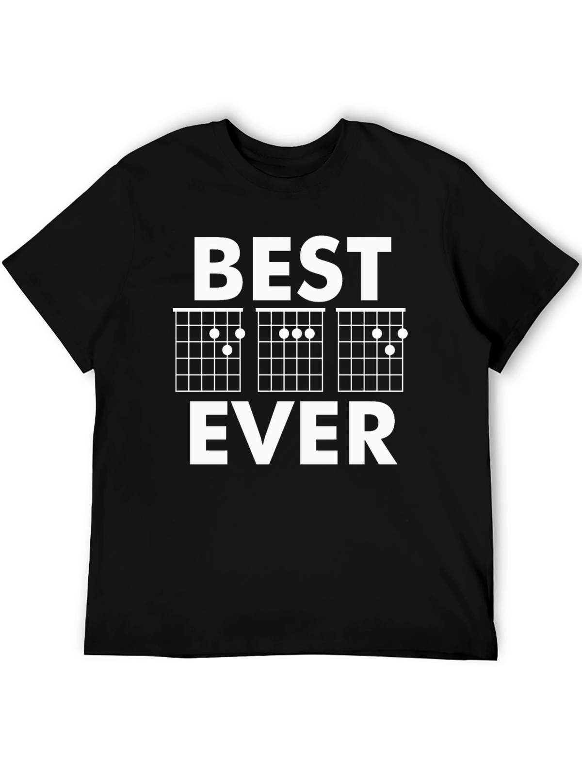 Best Guitar Chords Ever T-Shirt - Black