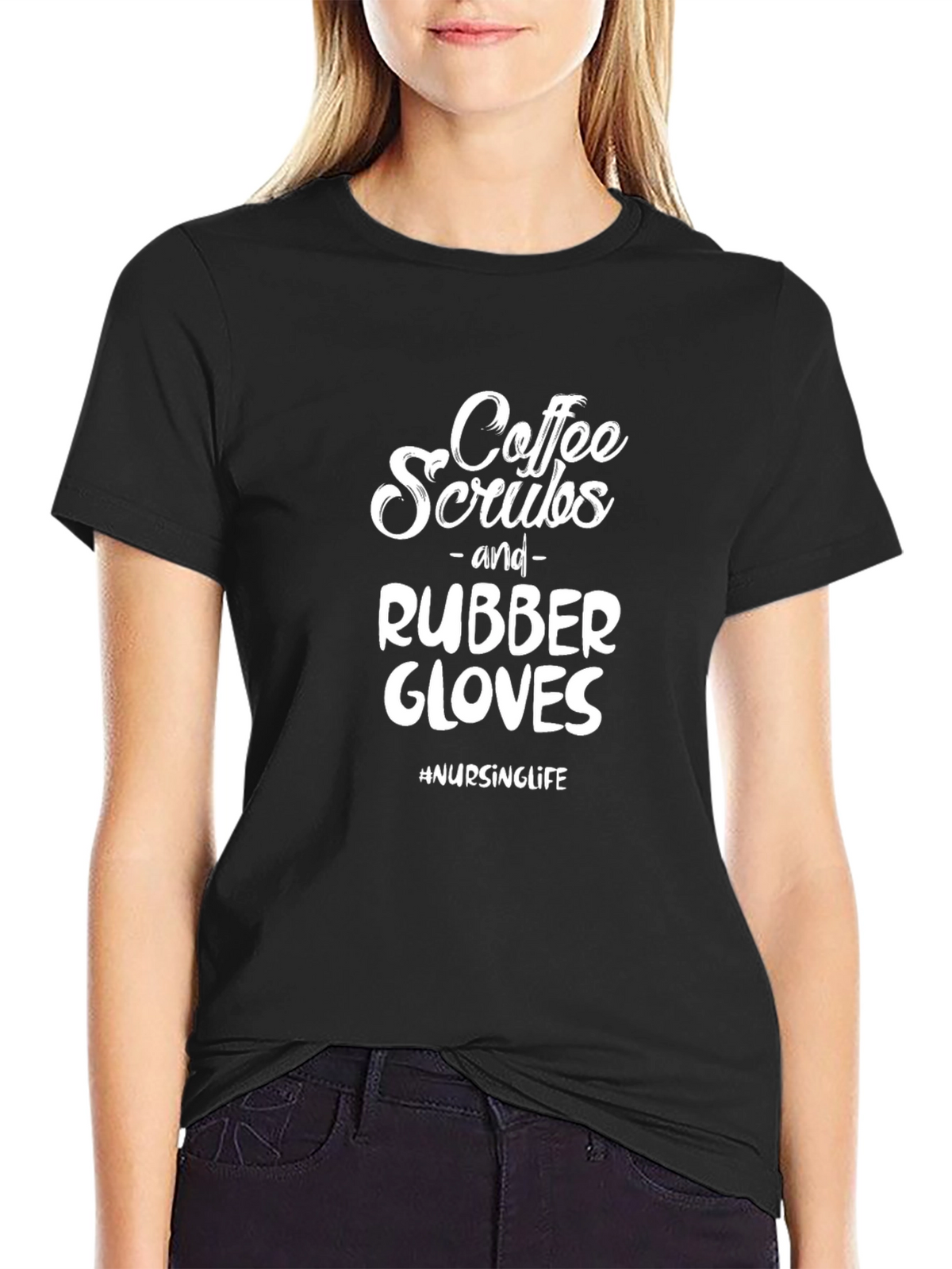 Coffee Scrubs Rubber Gloves T-Shirt