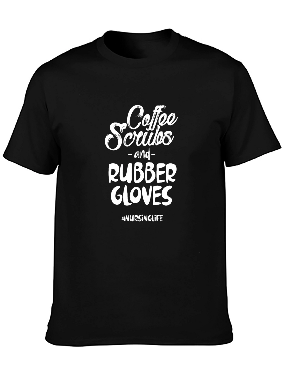 Coffee Scrubs Rubber Gloves T-Shirt